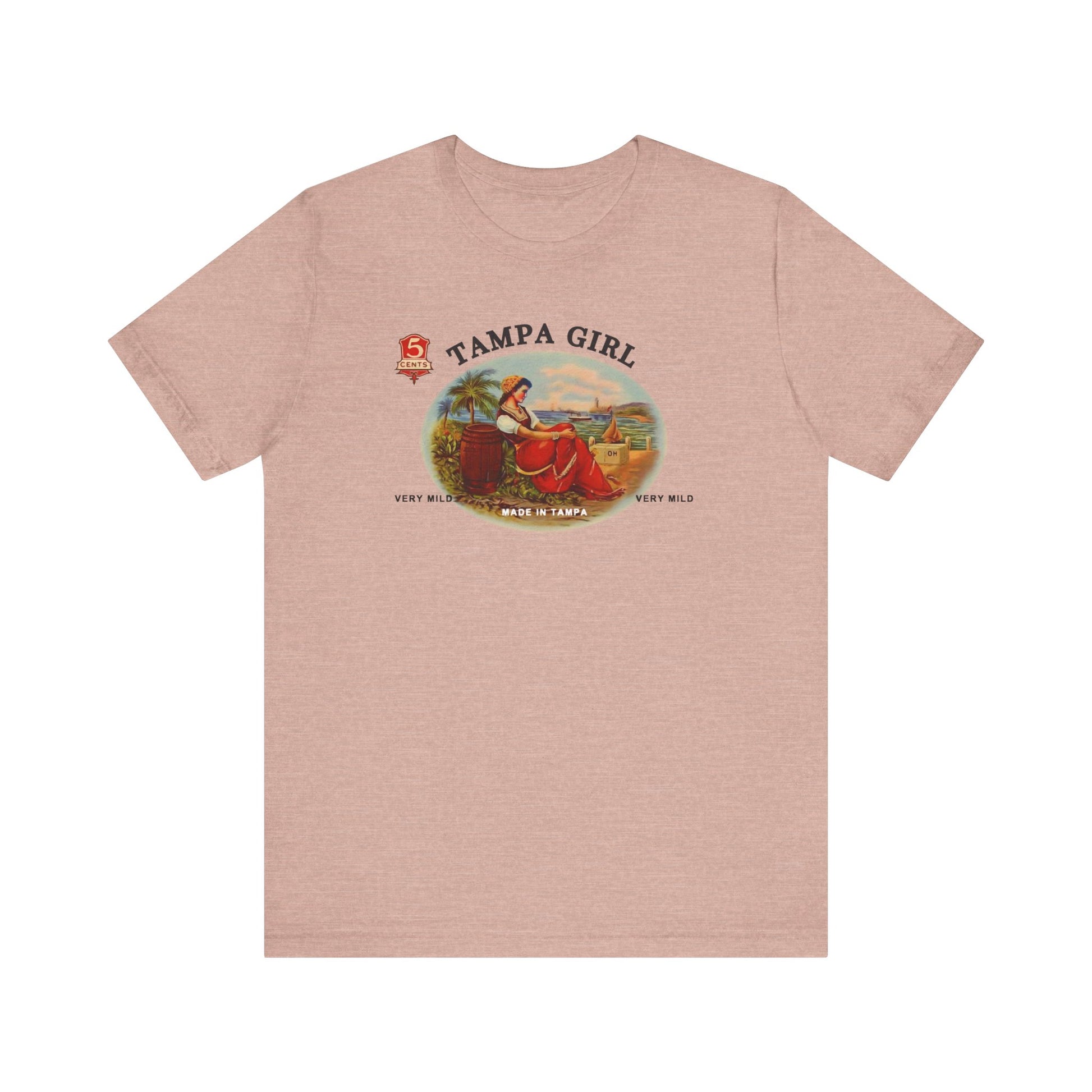 Tampa Girl Cigar Box Art t-shirt mens womens ladies | Speak Out Shirts