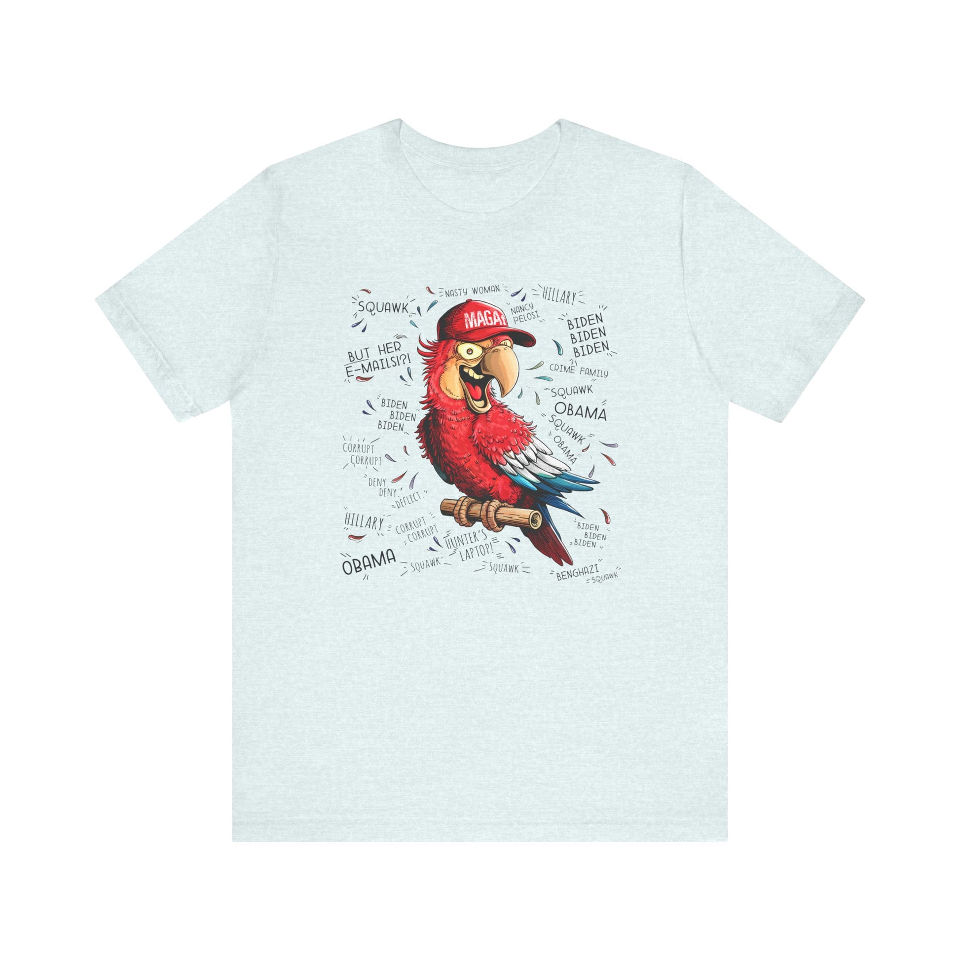 Squawk tastic Deflection Parrot The Ultimate MAGA t-shirt protest mens womens | Speak Out Shirts