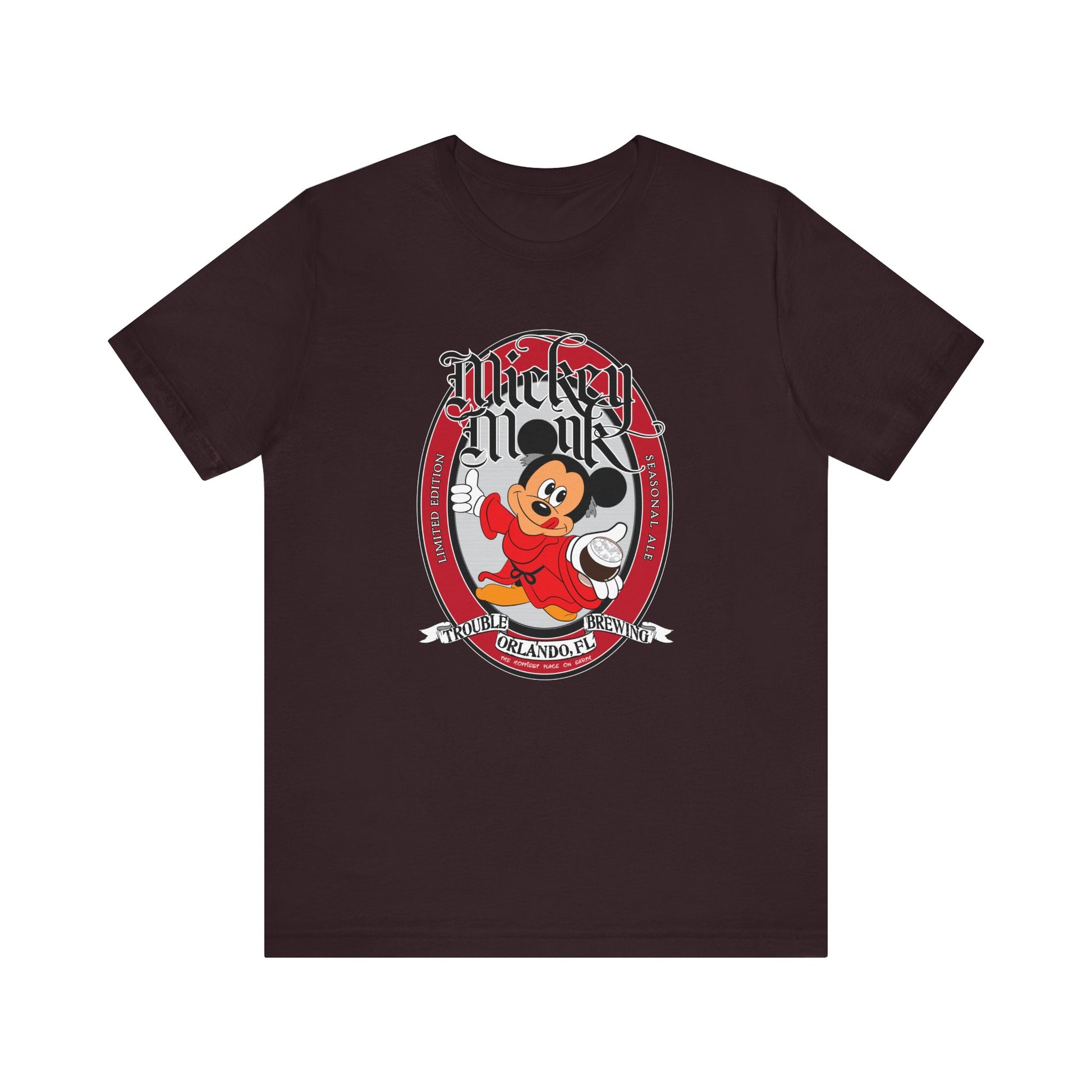 Mickey Monk Beer Label Unisex Shirt - Disney Fan Tee