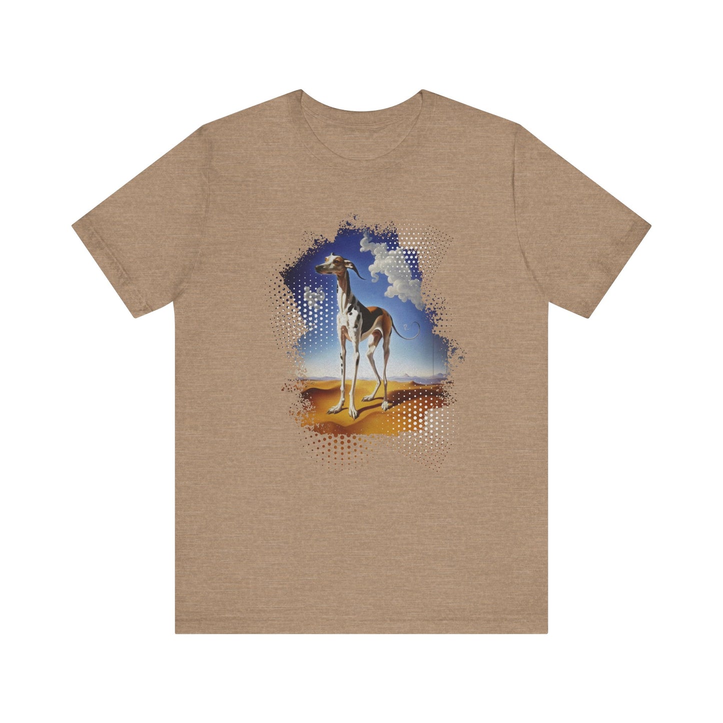 Greyhound Dreams - Dali Inspired Greyhound Unisex Tee