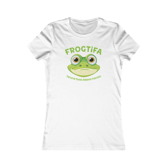 FROGTIFA - Tactical Toads Against Fascism - Women's Favorite Tee