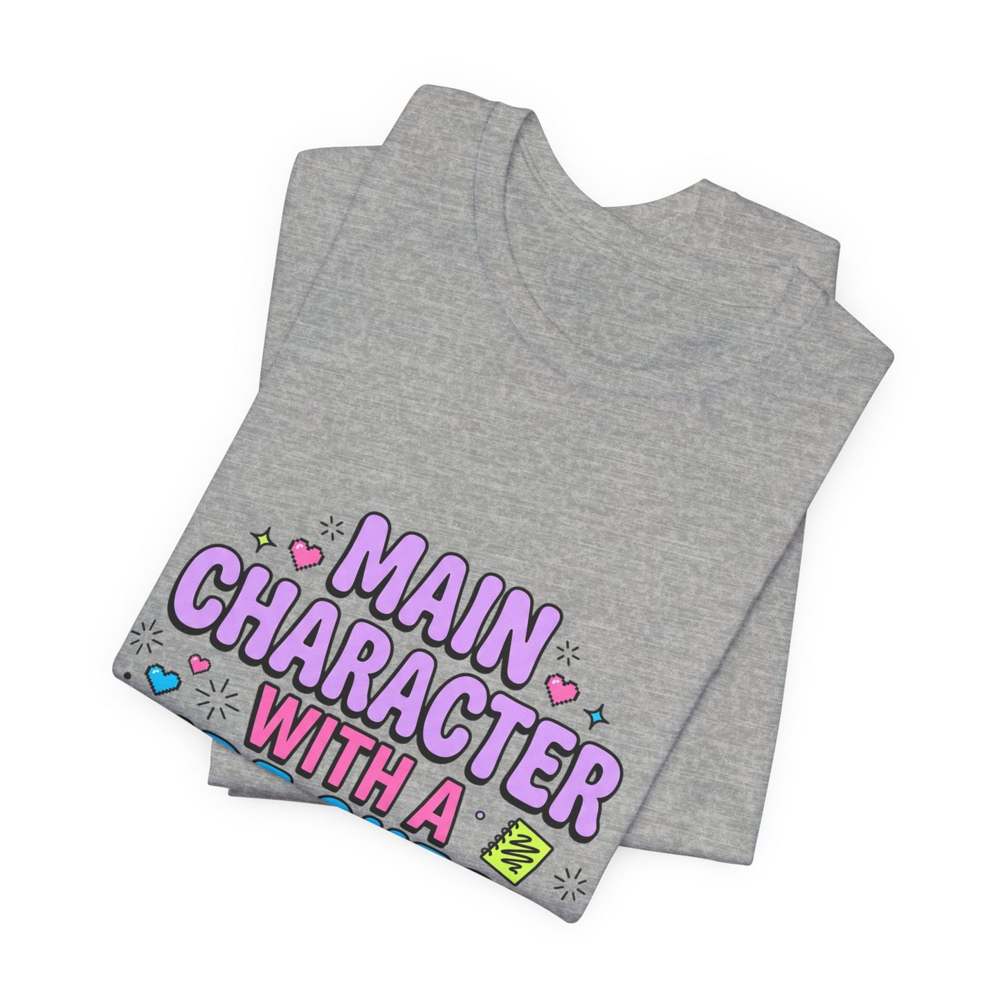 Main Character With A Side Quest Tee | Gen Z Sassy Sarcastic Aesthetic