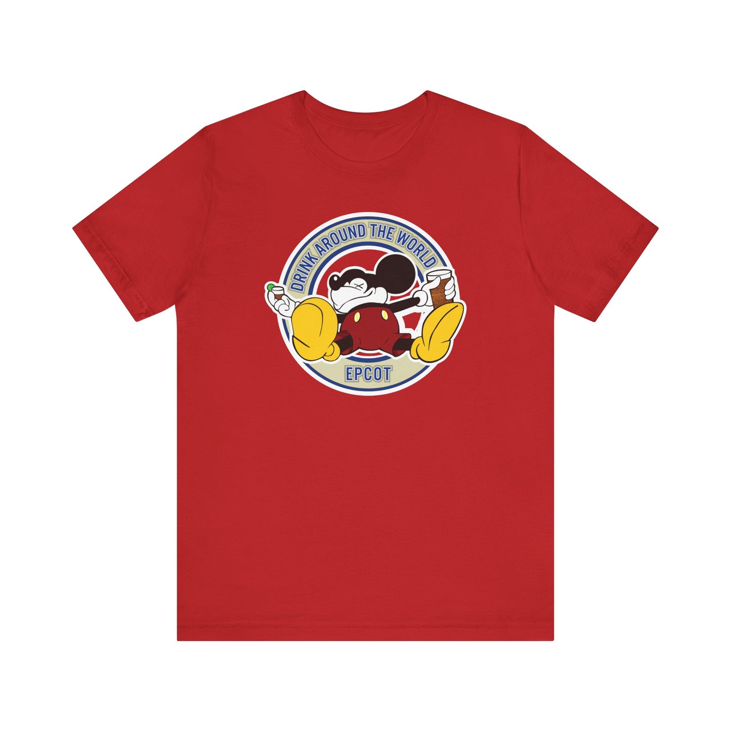 Tipsy Mickey - Epcot Group Drinking Shirt
