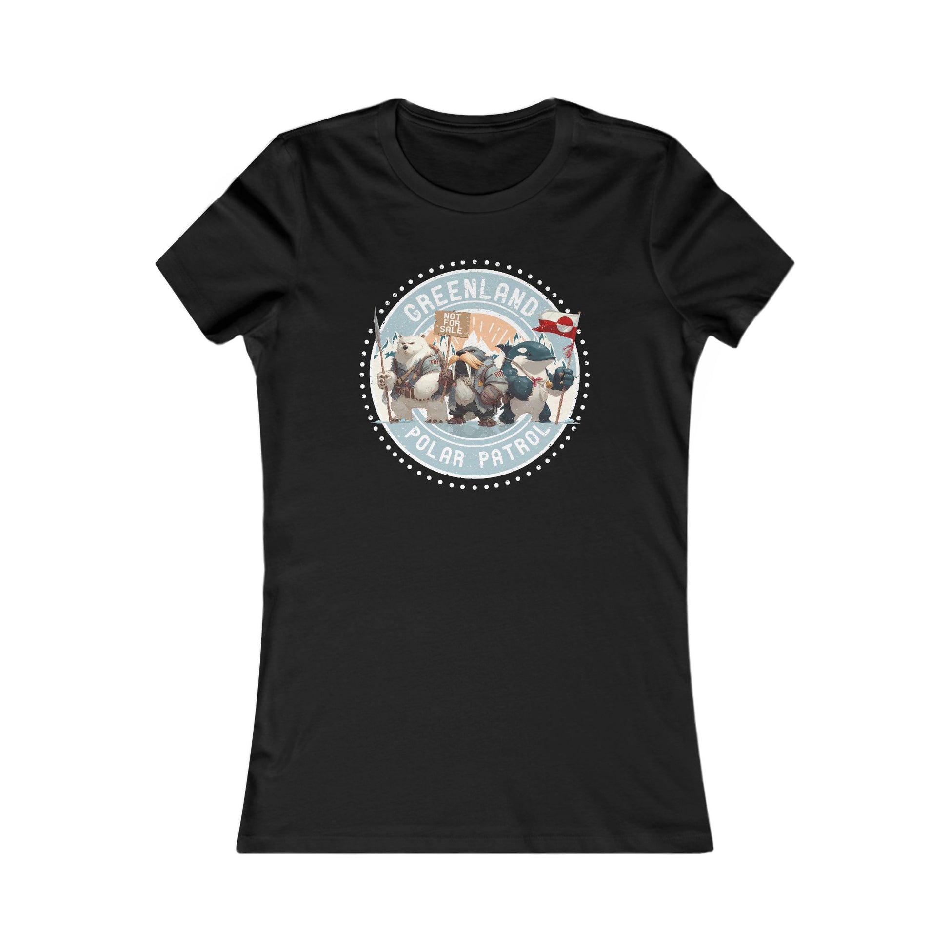 Greenland Polar Patrol Women's Favorite t-shirt protest mens womens | Speak Out Shirts