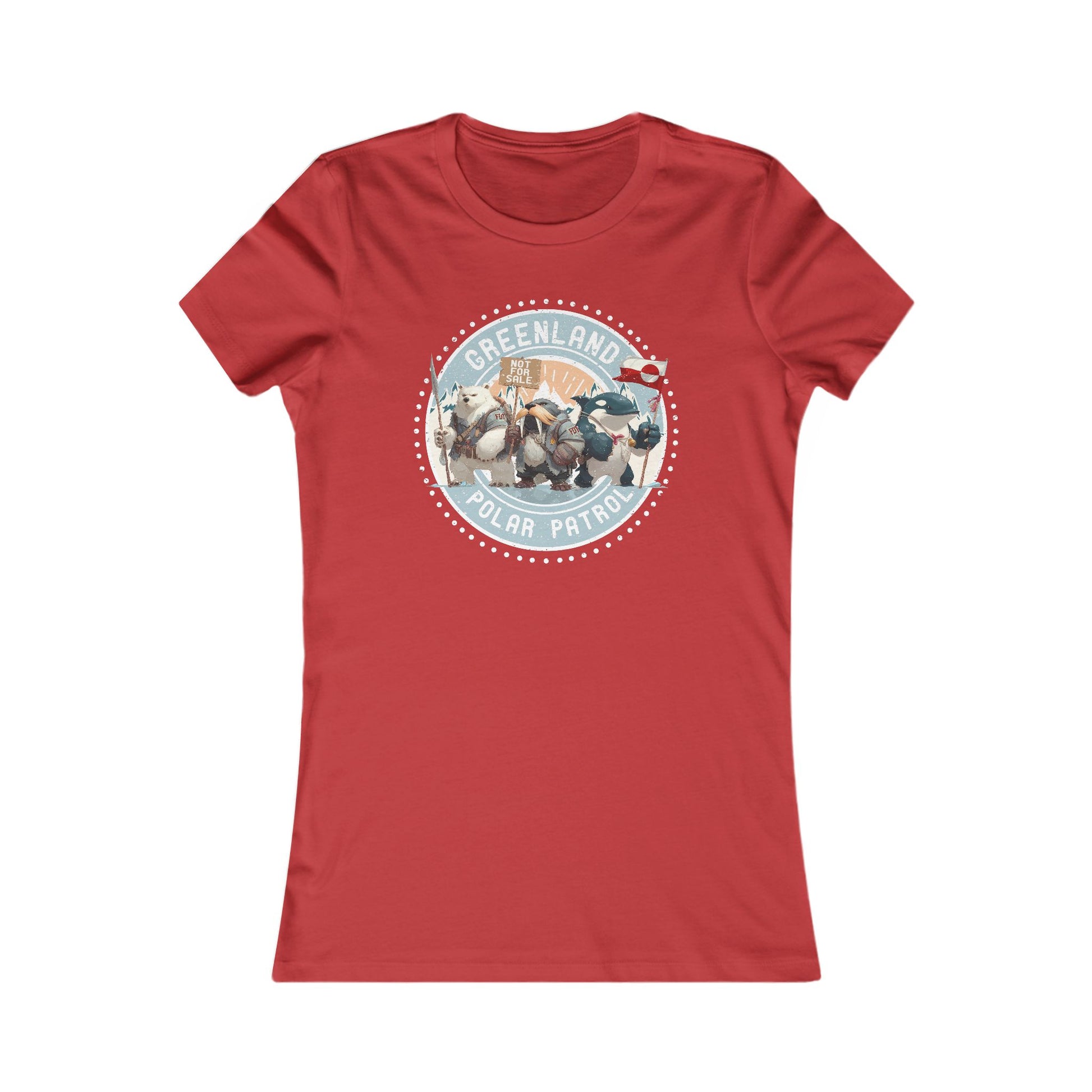 Greenland Polar Patrol Women's Favorite t-shirt protest mens womens | Speak Out Shirts