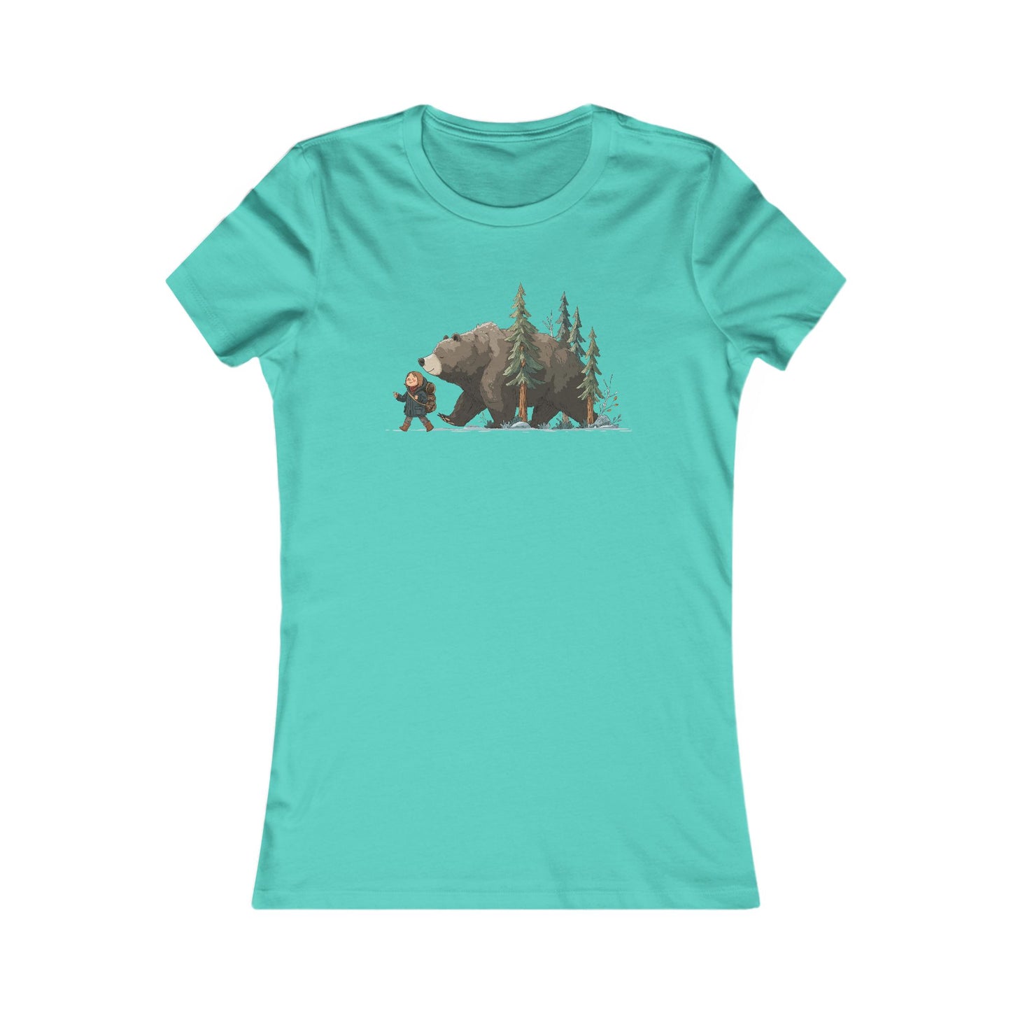 I Choose the Bear Women's Tee - Feminist Statement Shirt