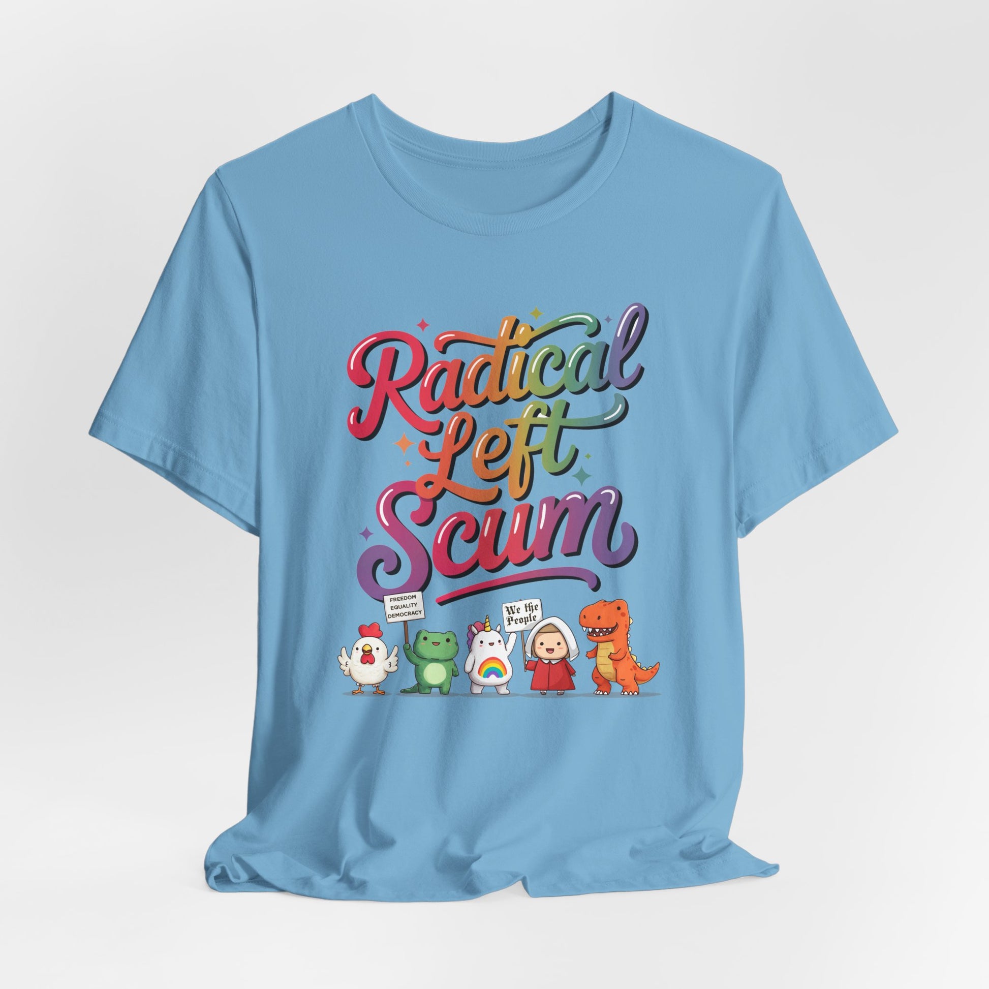 Radical Left Scum Protest Icons Short Sleeve t-shirt protest mens womens | Speak Out Shirts