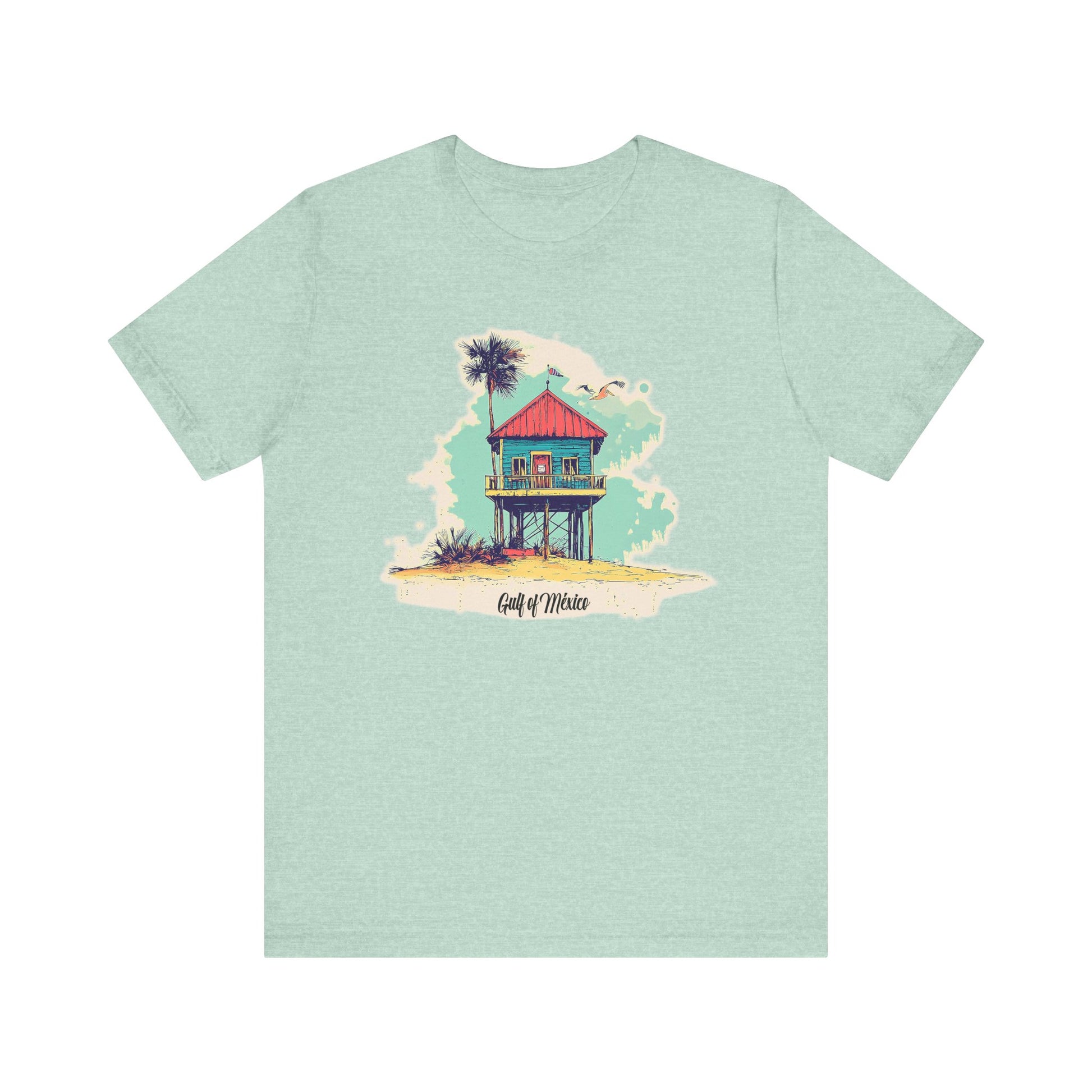 Gulf of México Stilt House On the Gulf t-shirt activist mens womens | Speak Out Shirts