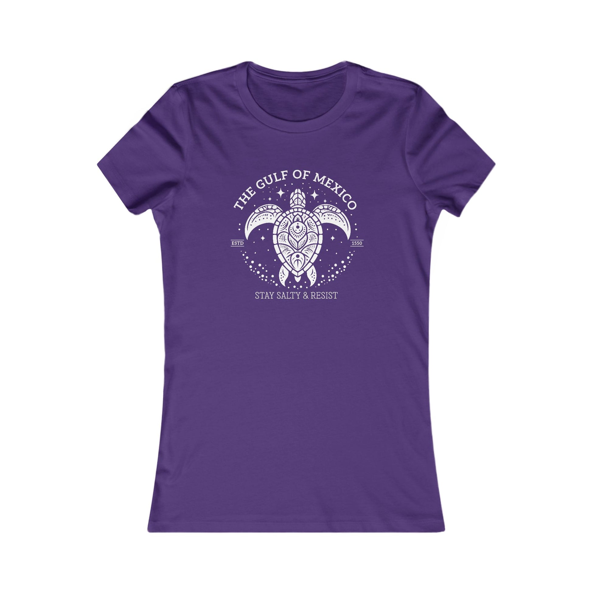 Gulf of México Tortuga Women's Tee - Stay Salty & Resist