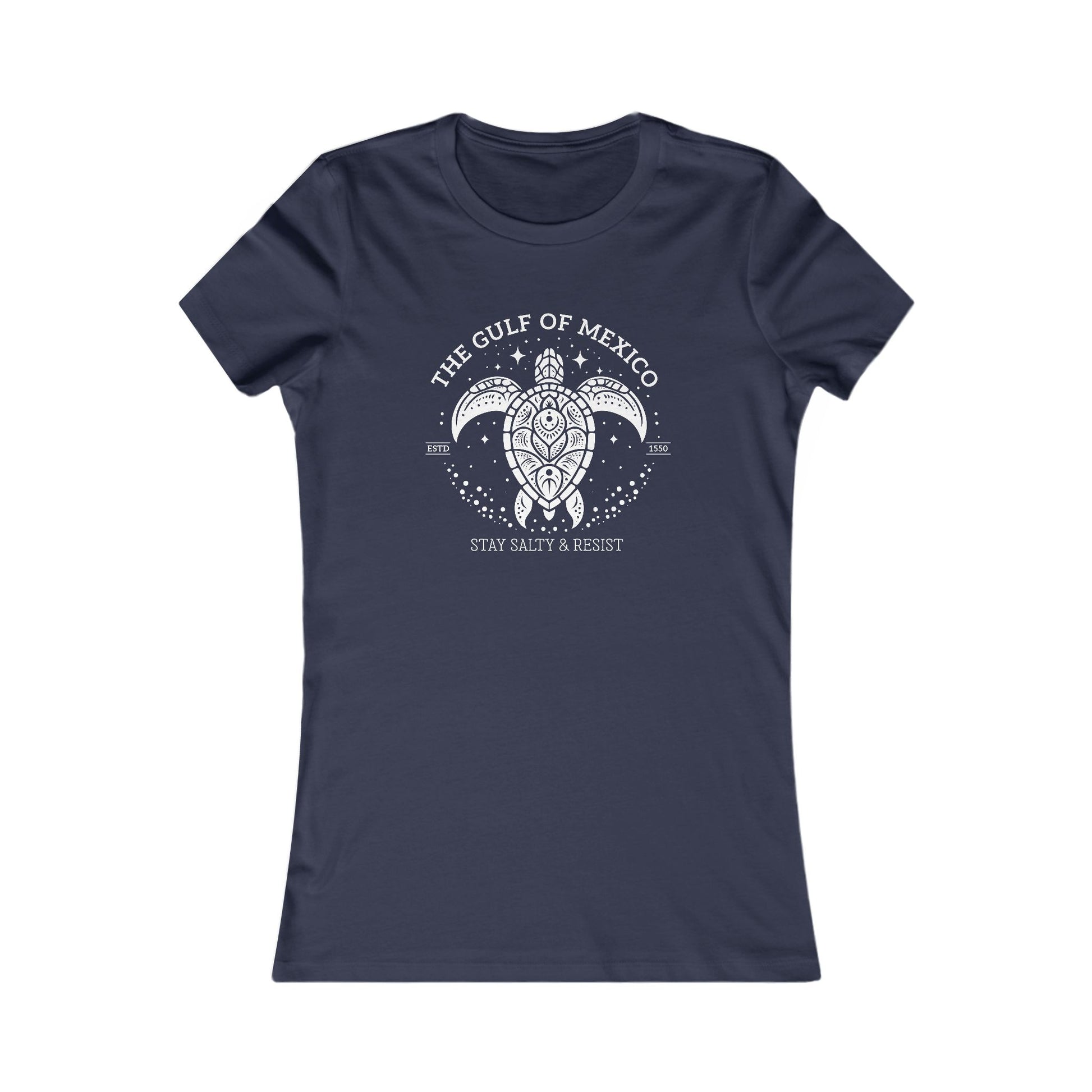 Gulf of México Tortuga Women's Tee - Stay Salty & Resist