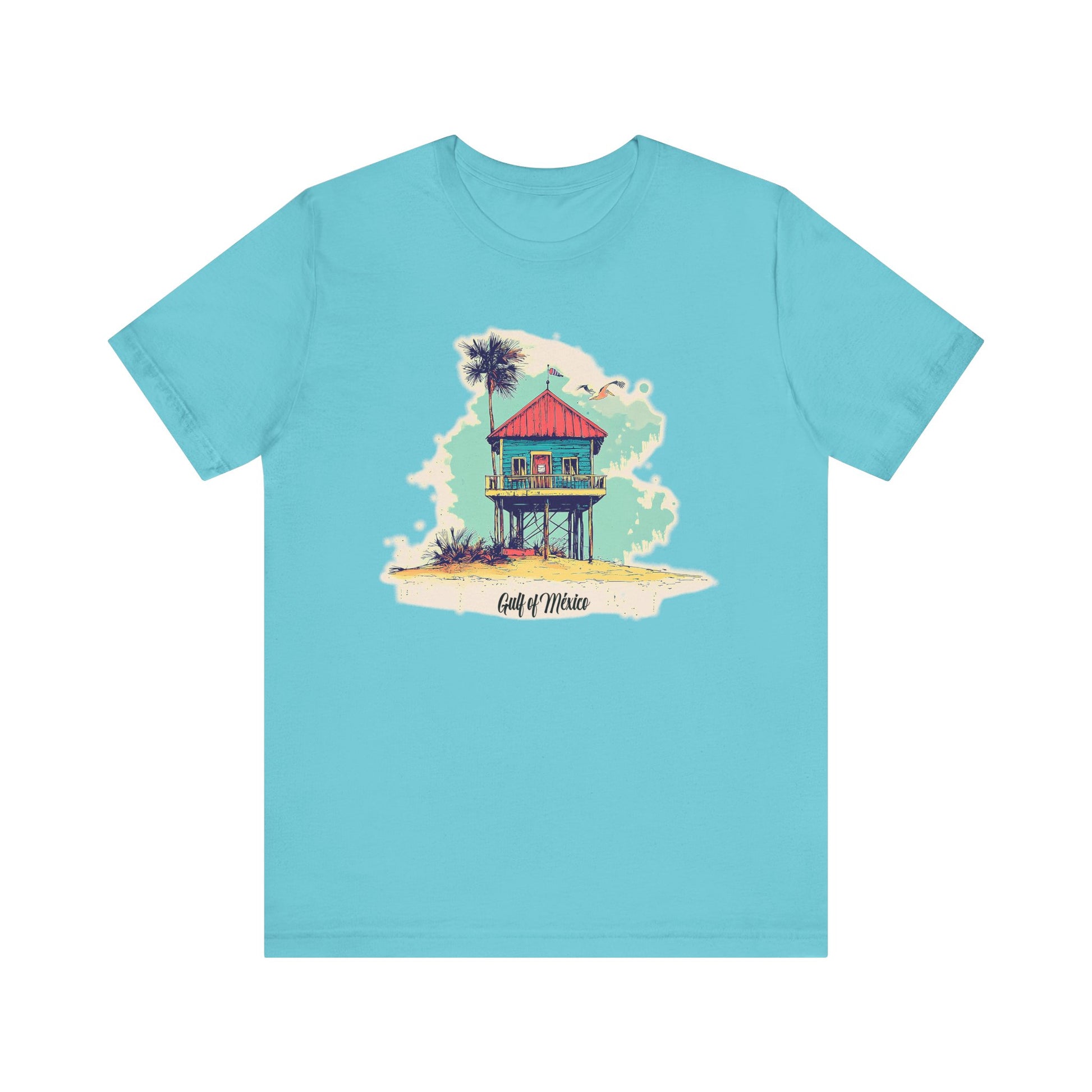 Gulf of México Stilt House On the Gulf t-shirt activist mens womens | Speak Out Shirts