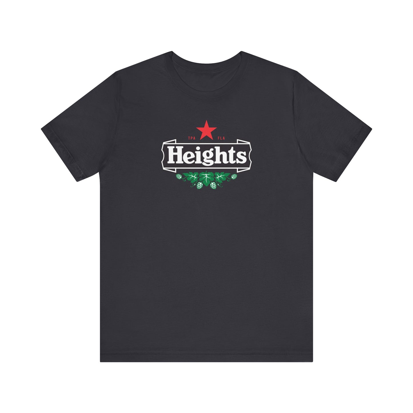 Heights Heinies - Unisex Beer Label Shirt for Tampa, FL