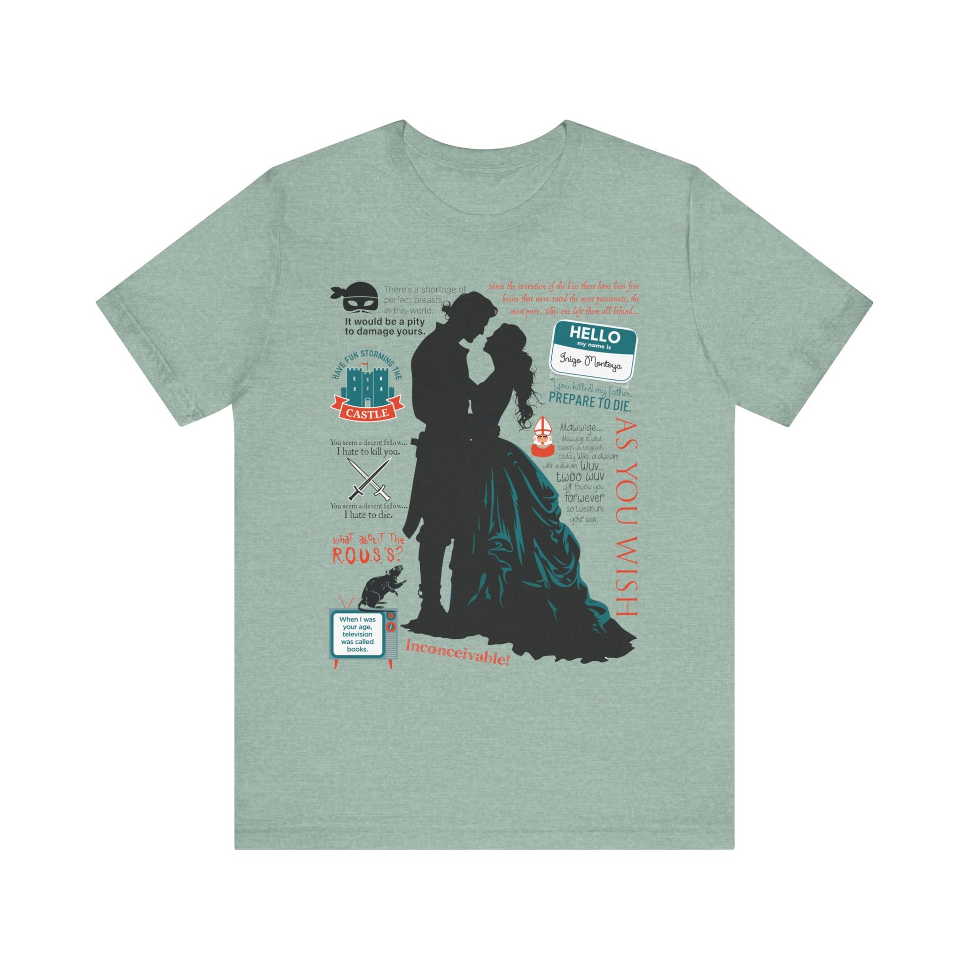 Princess Bride t-shirt vintage mens womens ladies | Speak Out Shirts
