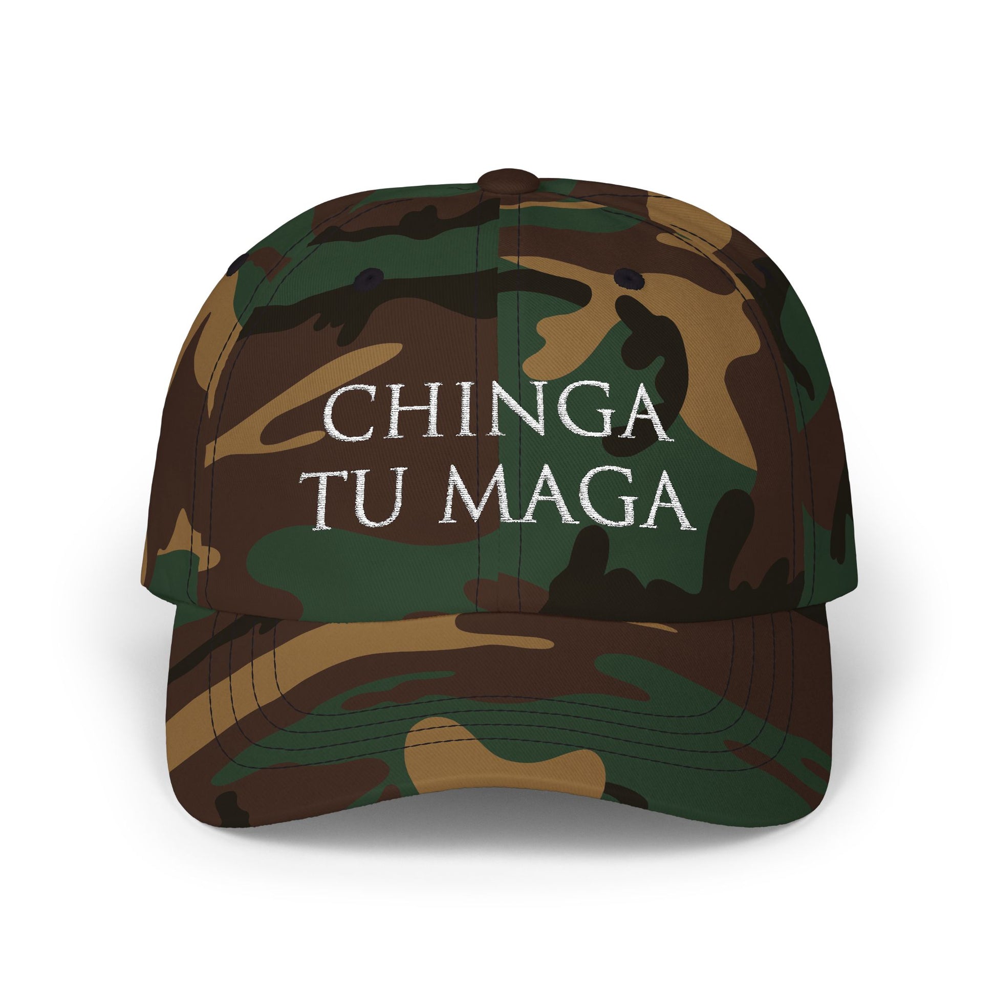 Chinga Tu Maga Classic Baseball Hat t-shirt protest mens womens | Speak Out Shirts