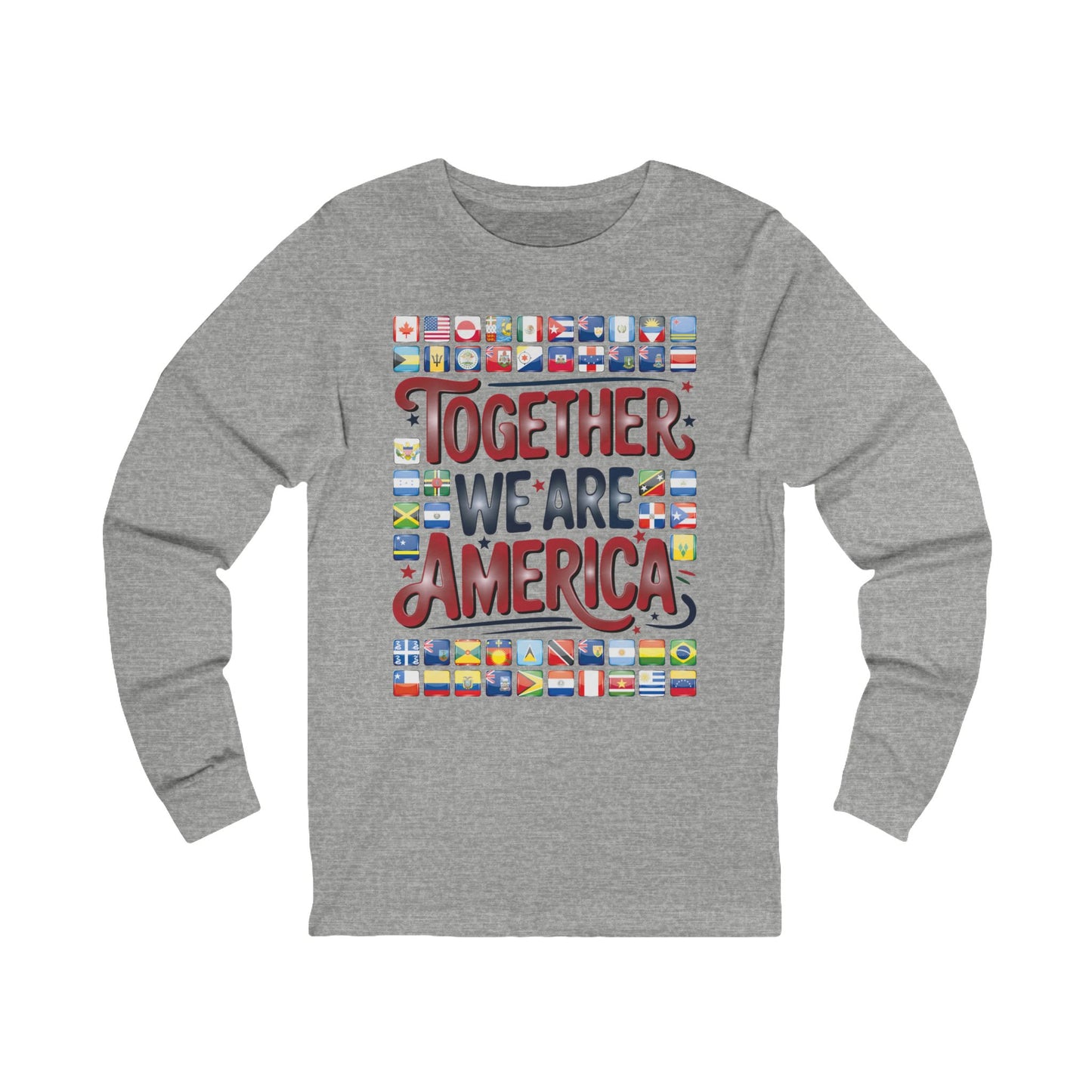 Together We Are America Long Sleeve t-shirt protest mens womens | Speak Out Shirts
