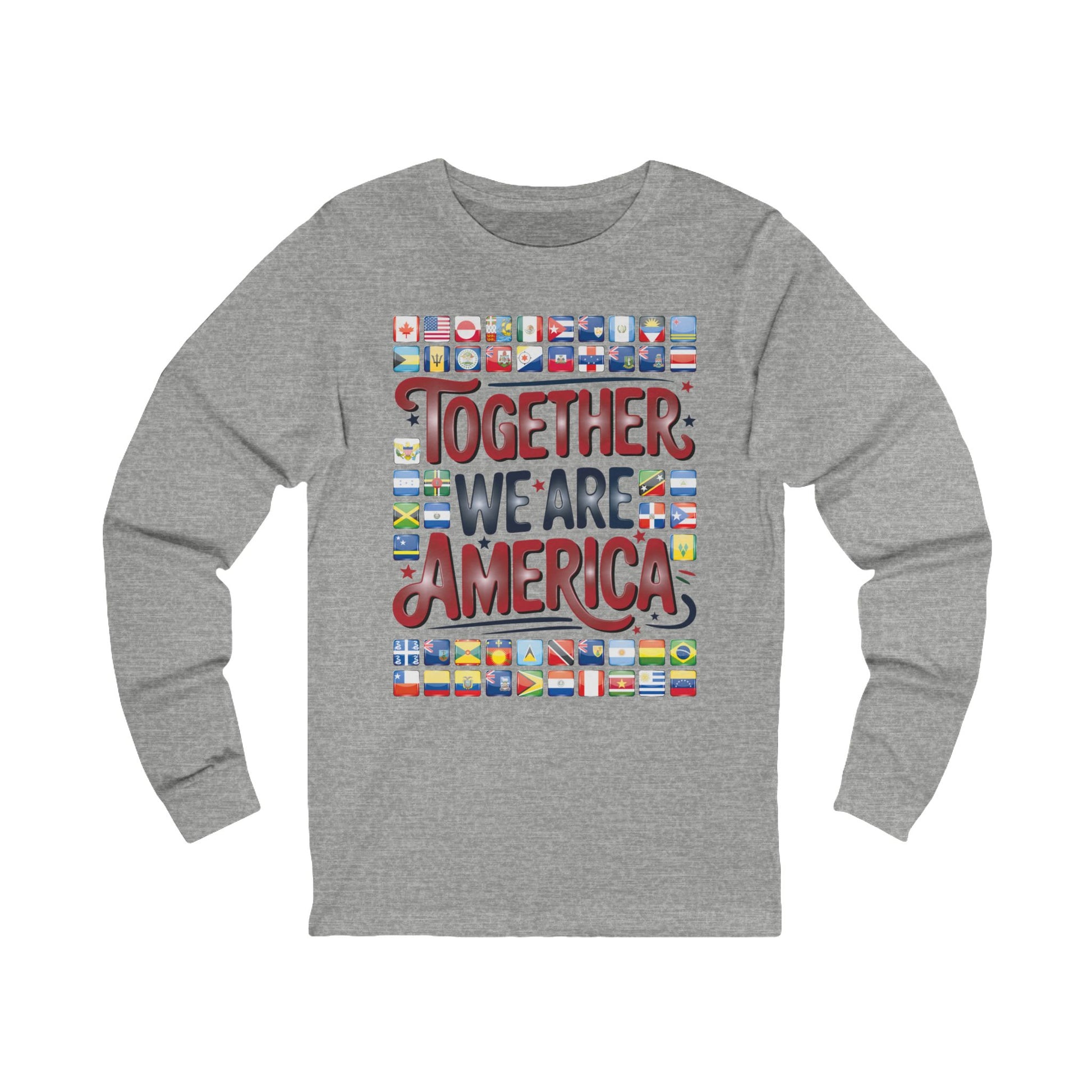 Together We Are America Long Sleeve t-shirt protest mens womens | Speak Out Shirts