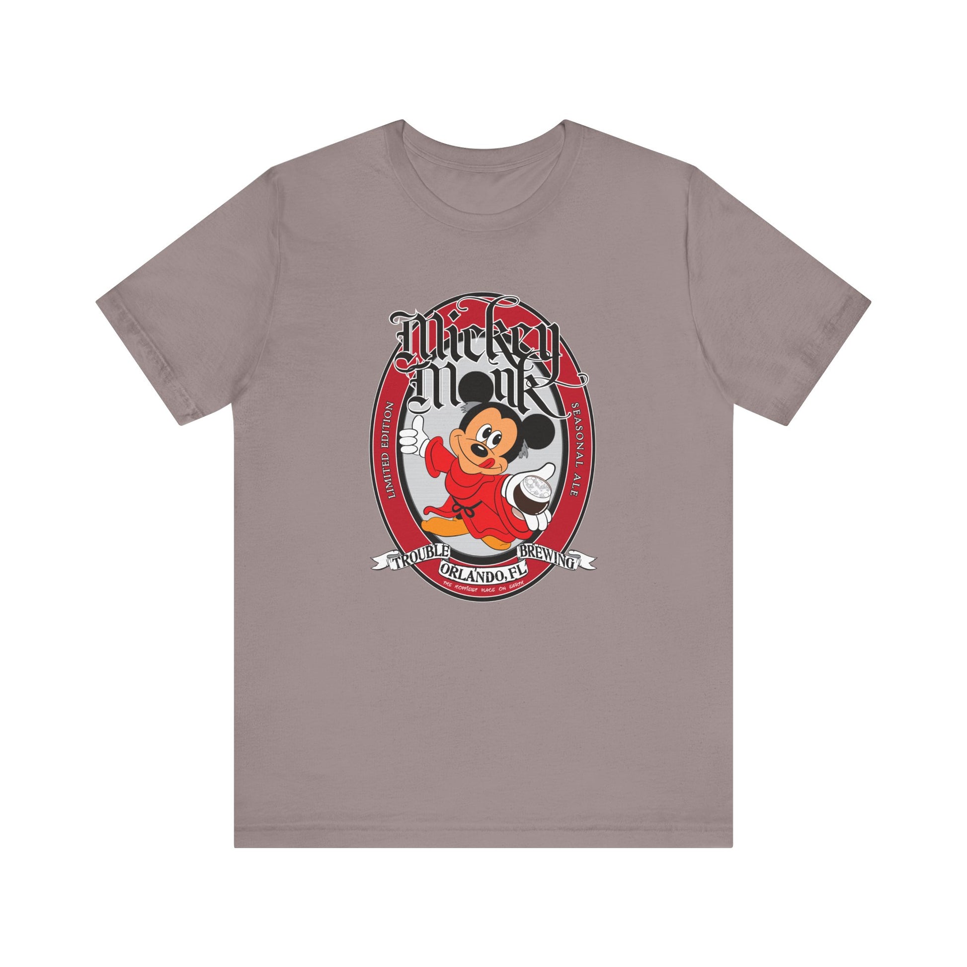 Mickey Monk Beer Label Unisex Shirt - Disney Fan Tee