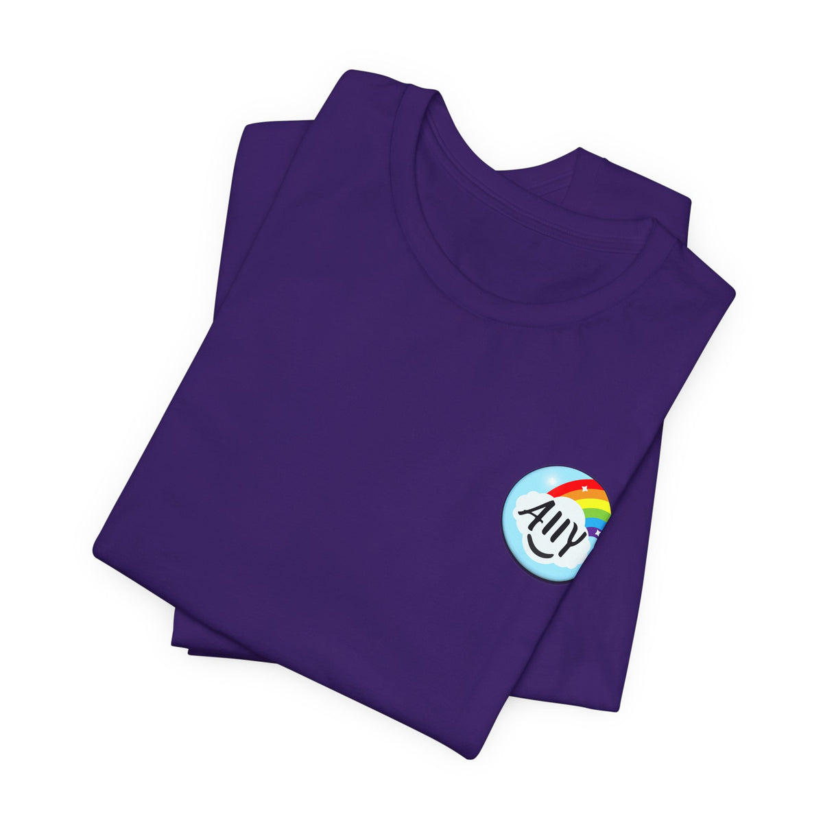 Ally Rainbow Heart Tee - LGBTQ+ Pride Support T-Shirt