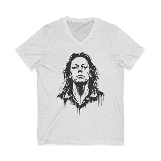 AILEEN - Defiant Aileen Wuornos Unisex V Neck Shirt
