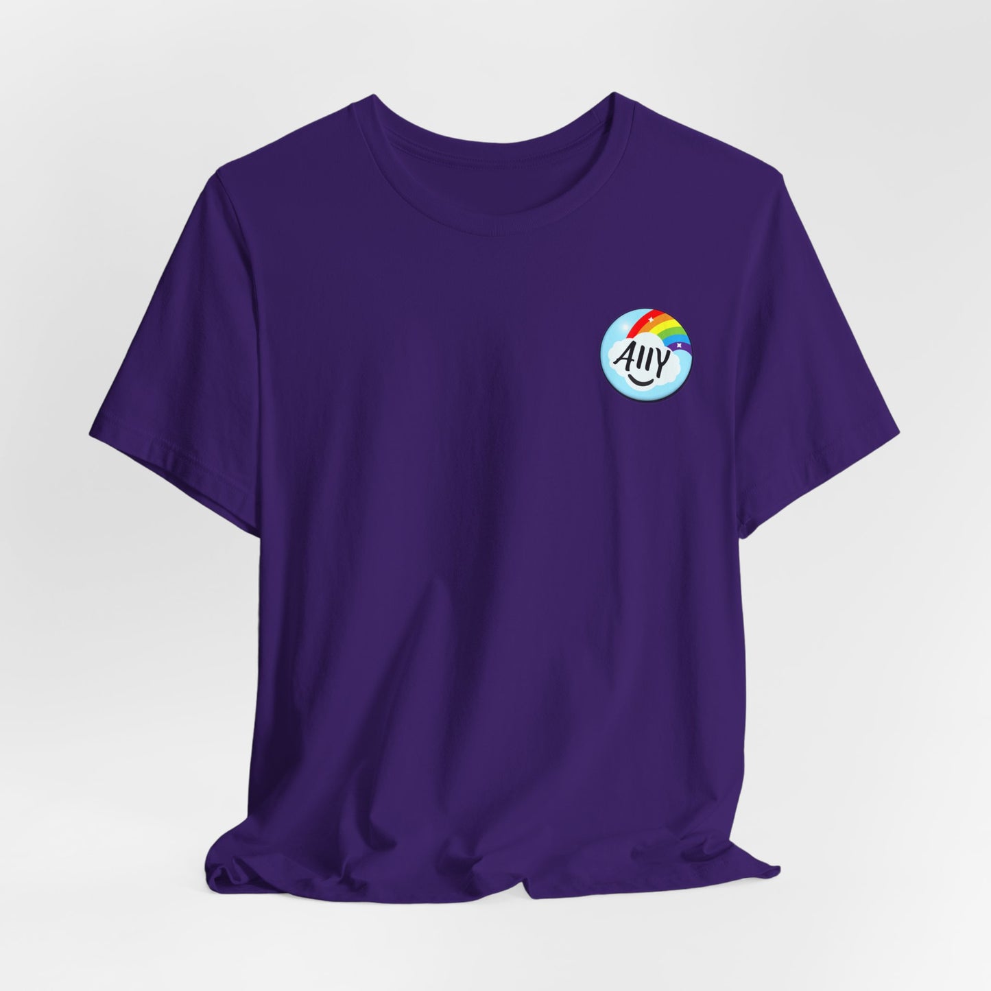 Ally Rainbow Heart Tee - LGBTQ+ Pride Support T-Shirt
