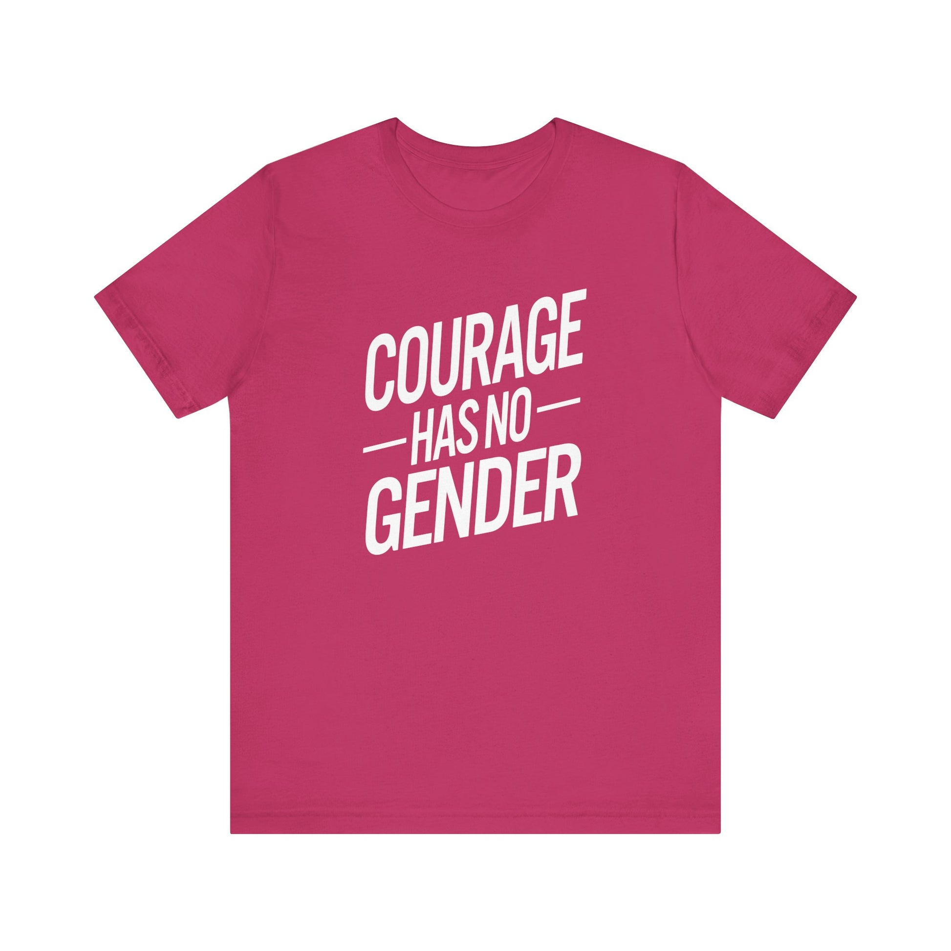 Courage Has No Gender Unisex Trans Tee - Pride Statement Shirt