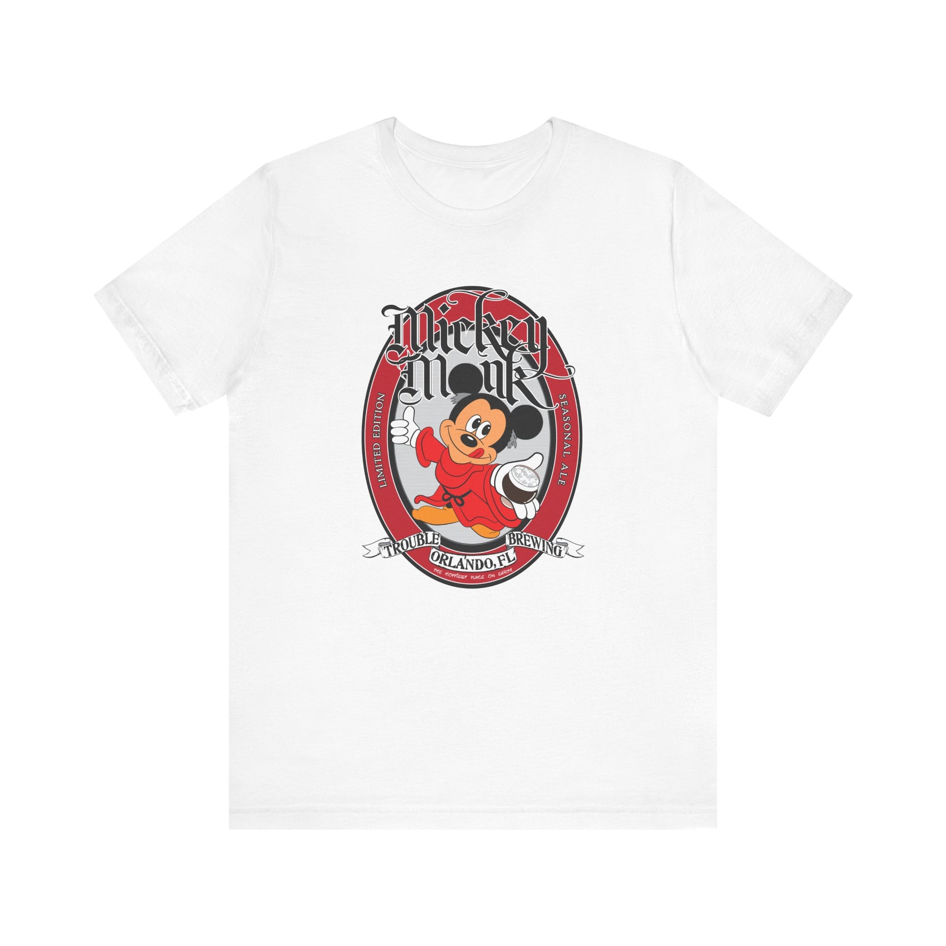 Mickey Monk Beer Label Unisex Shirt - Disney Fan Tee