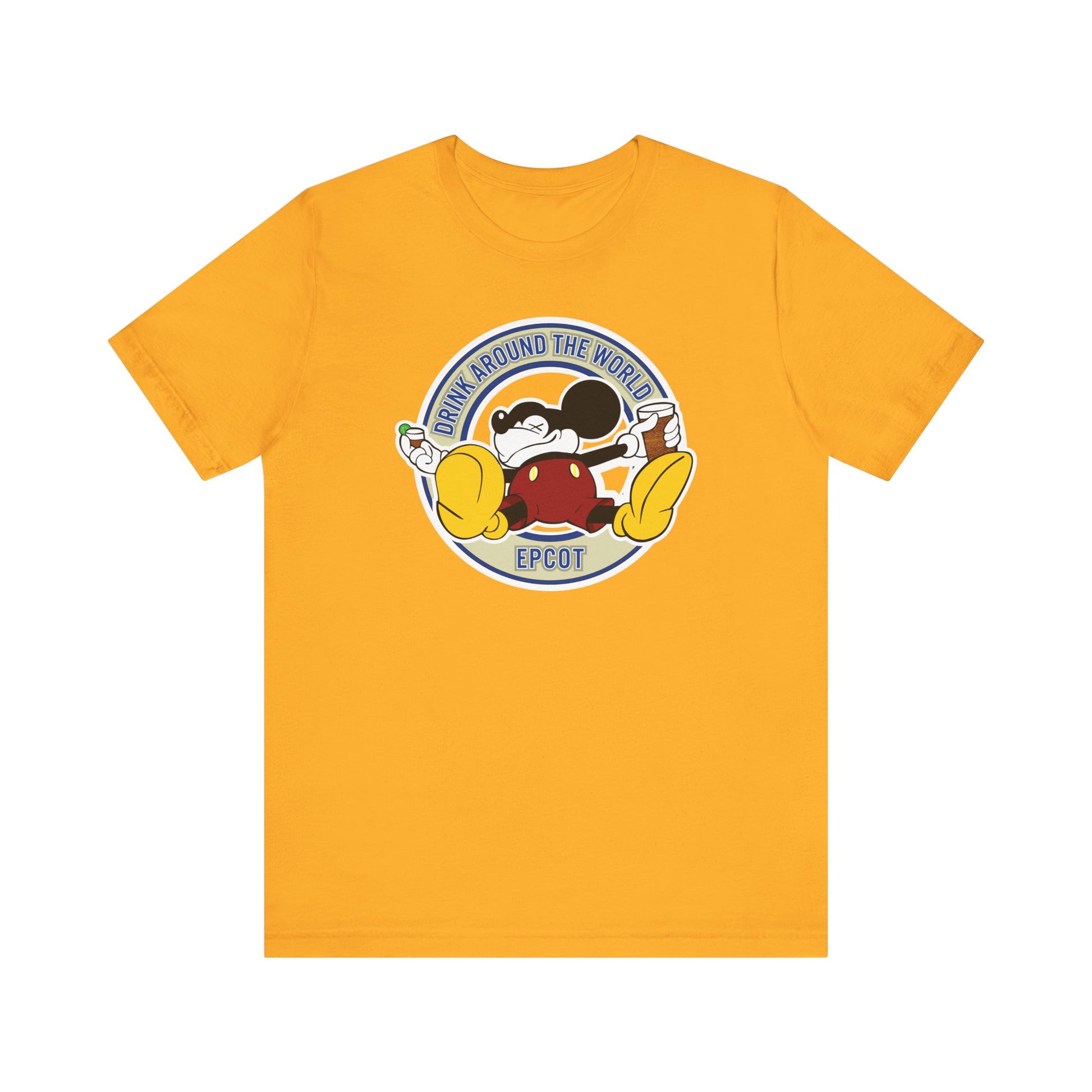 Tipsy Mickey Epcot Group Drinking t-shirt mens womens ladies | Speak Out Shirts