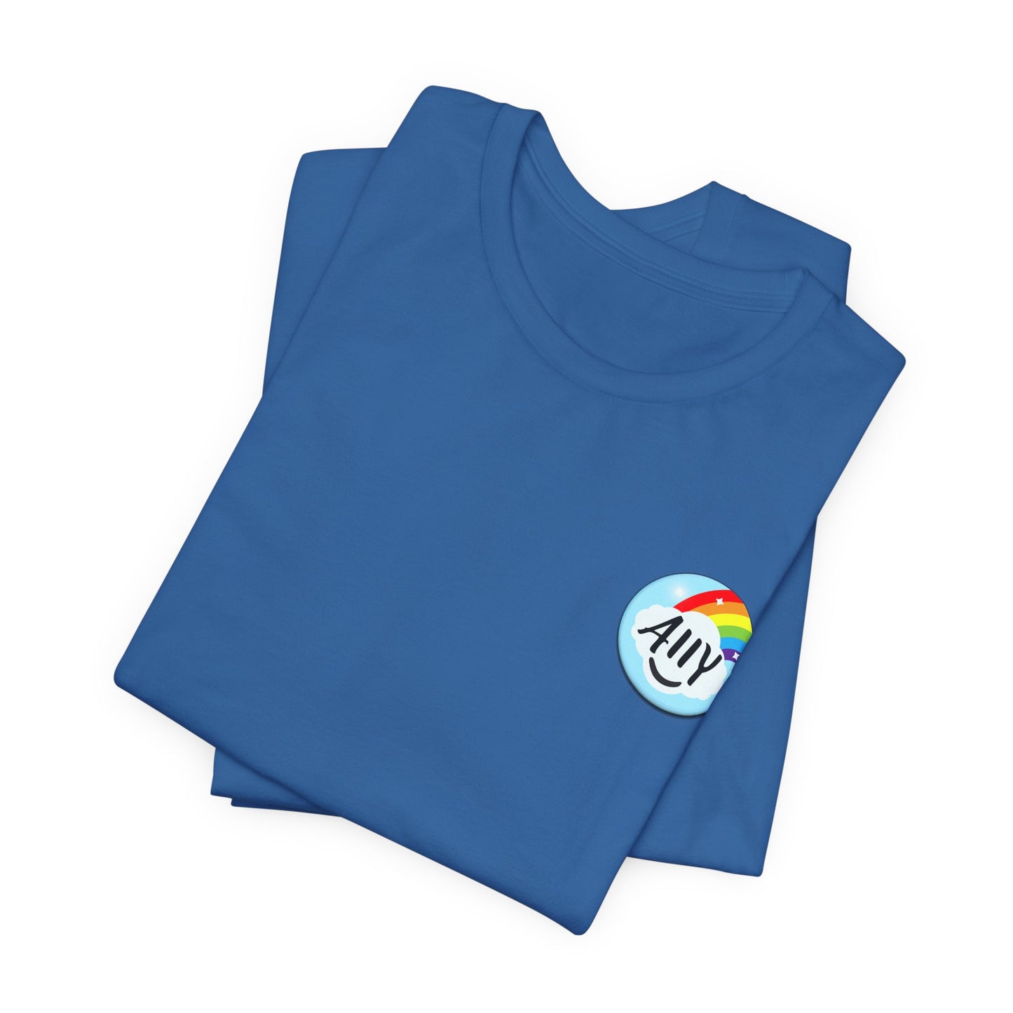 Ally Rainbow Heart Tee - LGBTQ+ Pride Support T-Shirt