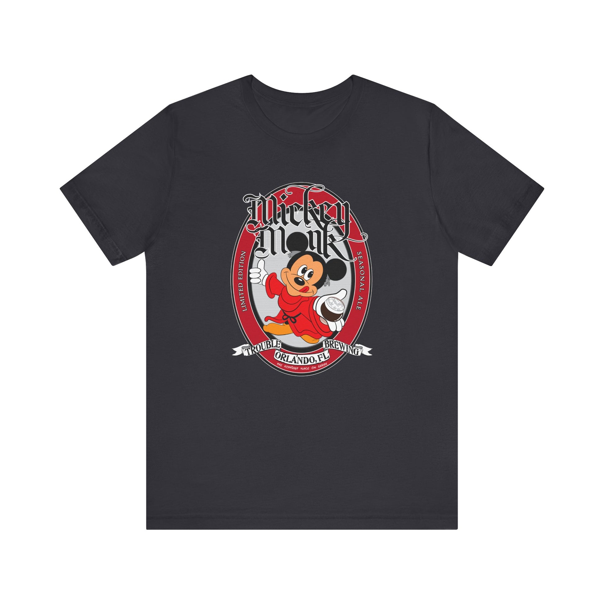 Mickey Monk Beer Label Unisex Shirt - Disney Fan Tee