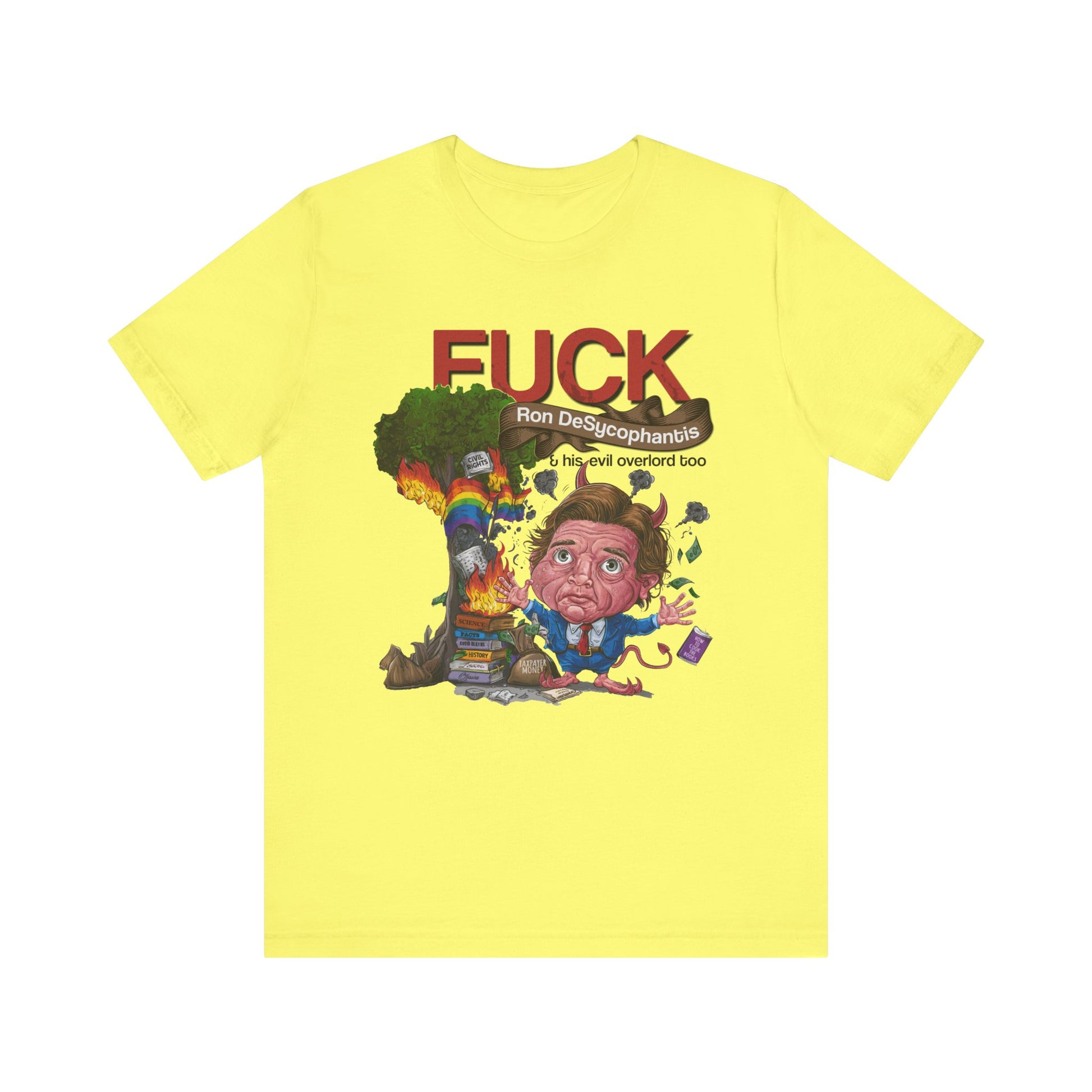 Fuck Ron DeSantis t-shirt protest mens womens | Speak Out Shirts