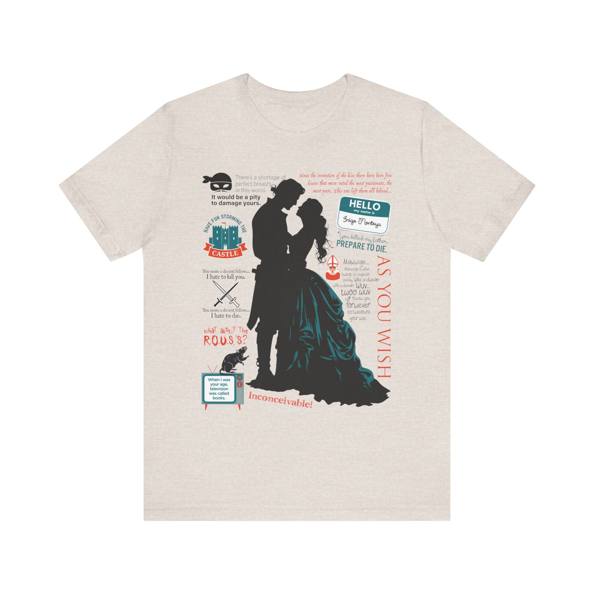 Princess Bride t-shirt vintage mens womens ladies | Speak Out Shirts
