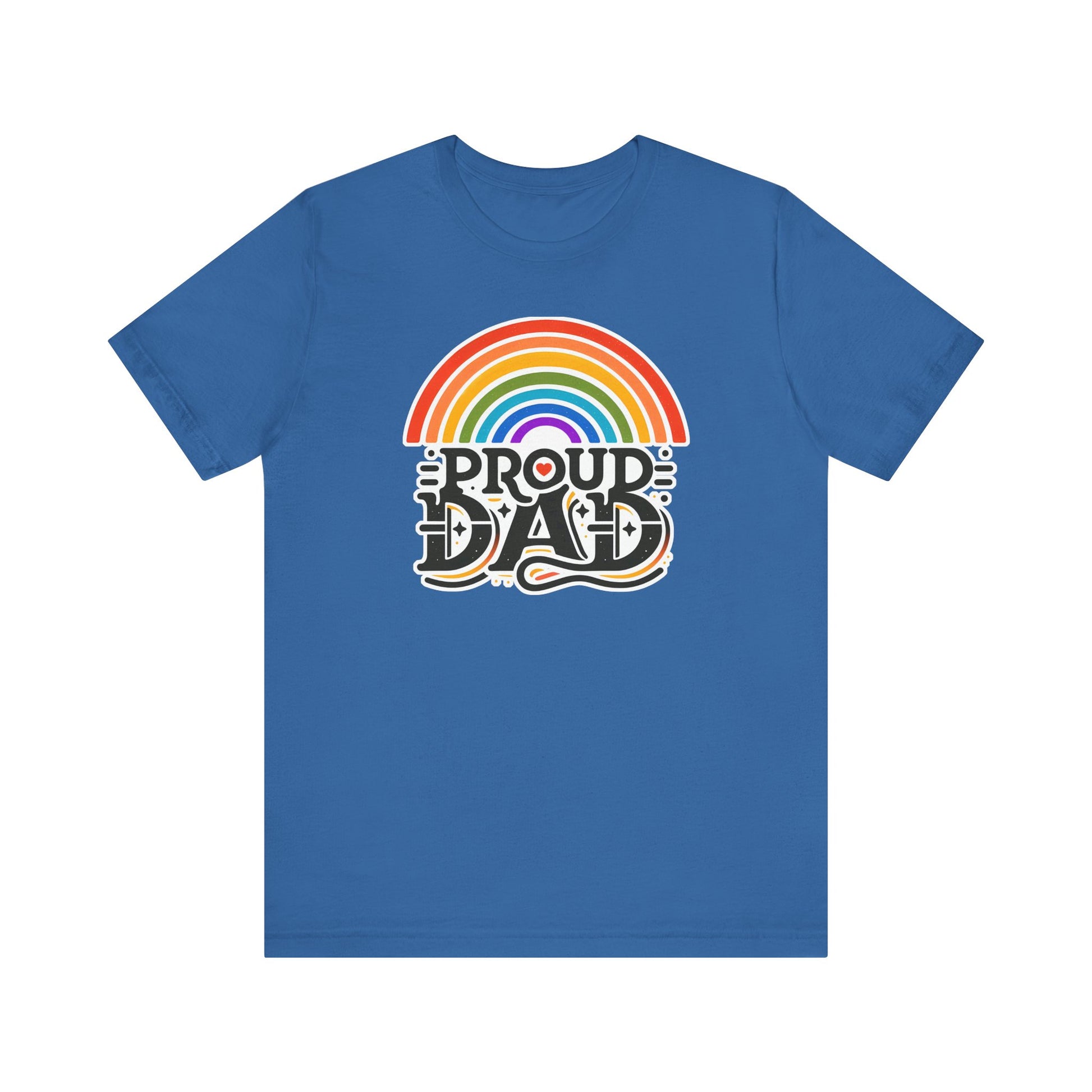 Proud Dad Unisex Tee - LGBTQ+ Ally Pride