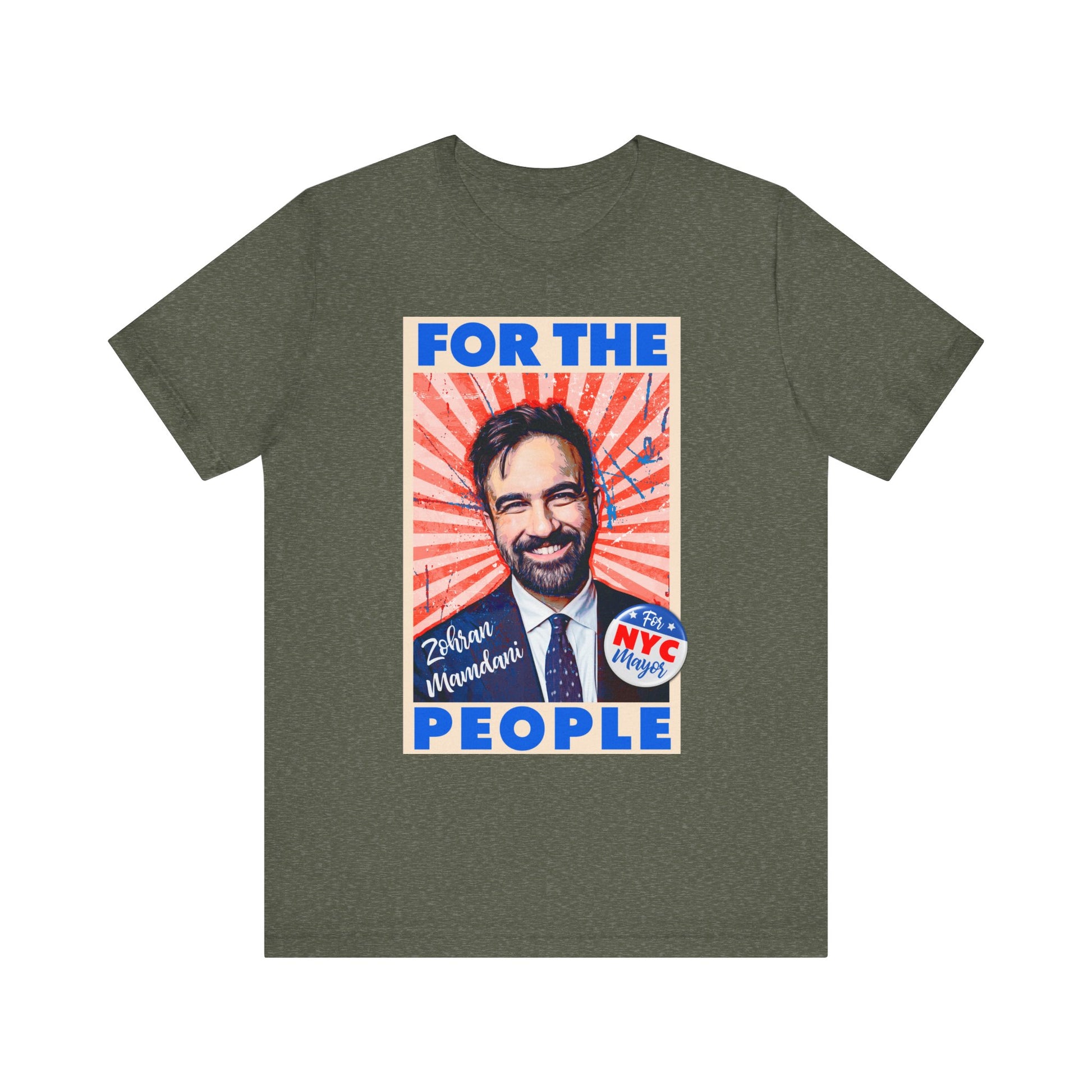 Zohran Mamdani FOR THE PEOPLE t-shirt protest mens womens | Speak Out Shirts