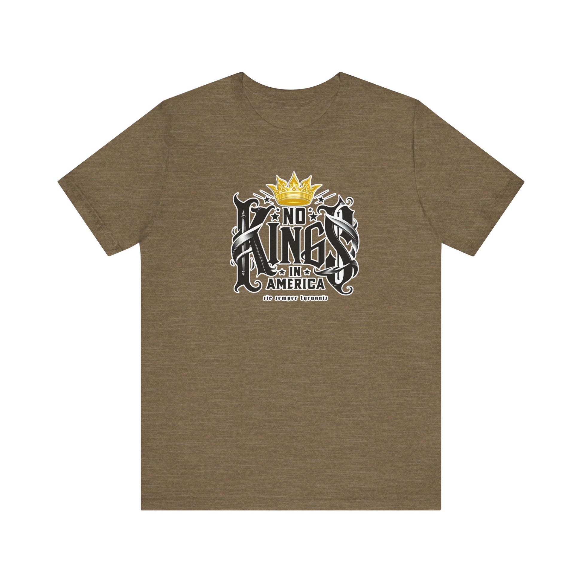 No Kings in America t-shirt protest mens womens | Speak Out Shirts