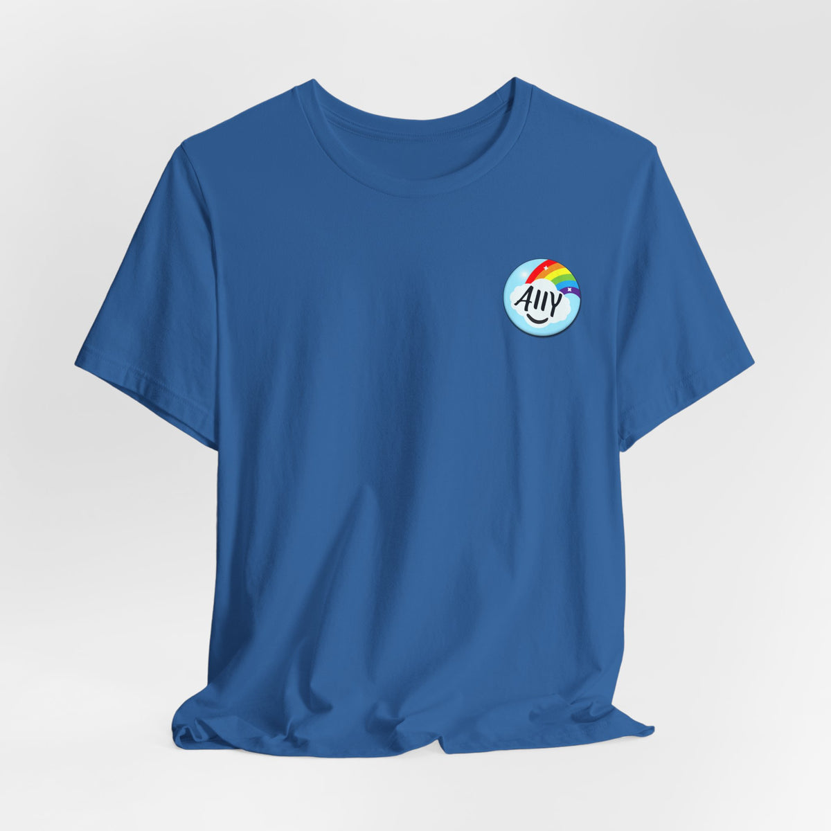 Ally Rainbow Heart Tee - LGBTQ+ Pride Support T-Shirt