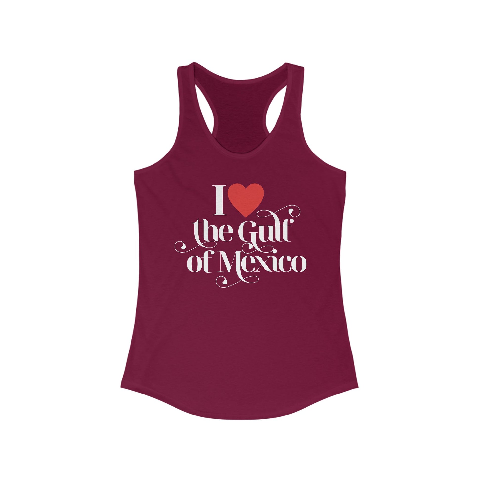 I Love the Gulf of México Tank - Coastal Statement Top