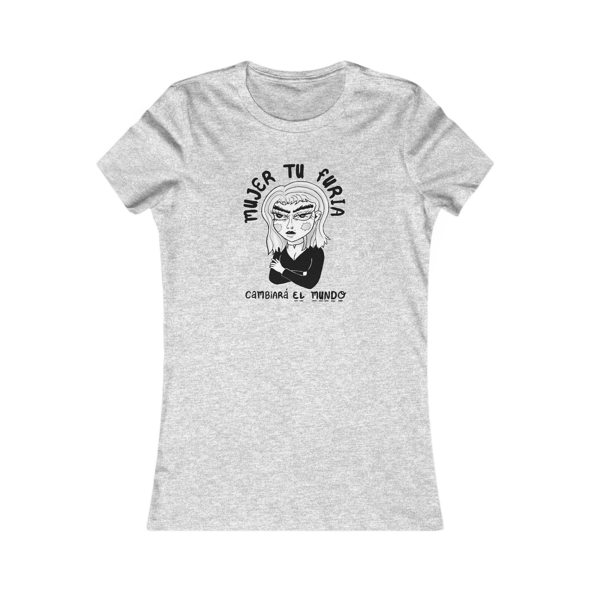 Mujer Tu Furia Cambiará el Mundo Tee - Spanish Feminist