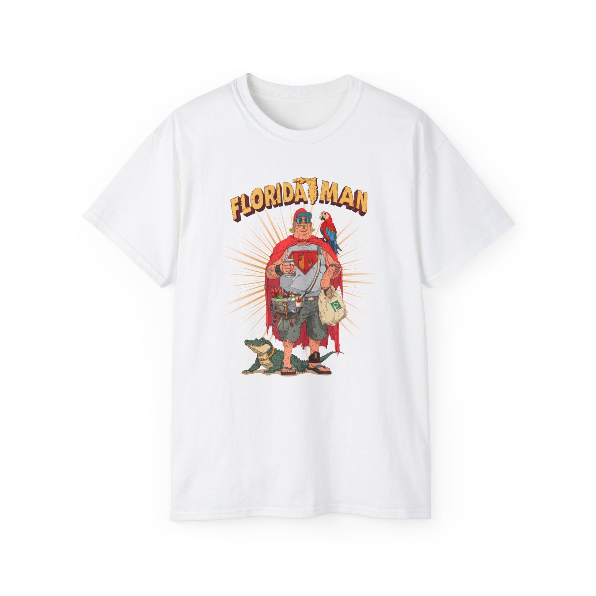 Florida Man The Anti Hero No One Asked For t-shirt activist mens womens | Speak Out Shirts