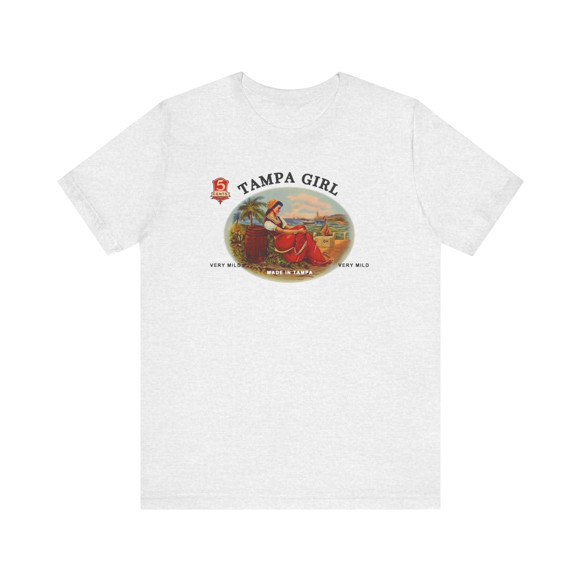 Tampa Girl Cigar Box Art t-shirt mens womens ladies | Speak Out Shirts