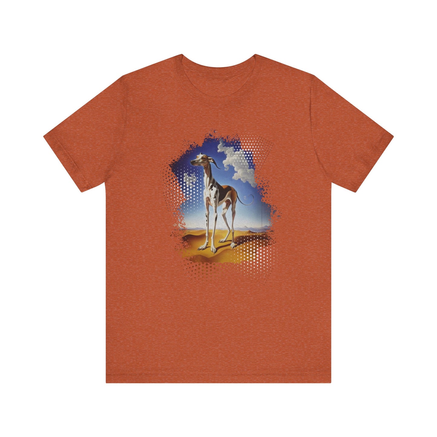 Greyhound Dreams - Dali Inspired Greyhound Unisex Tee