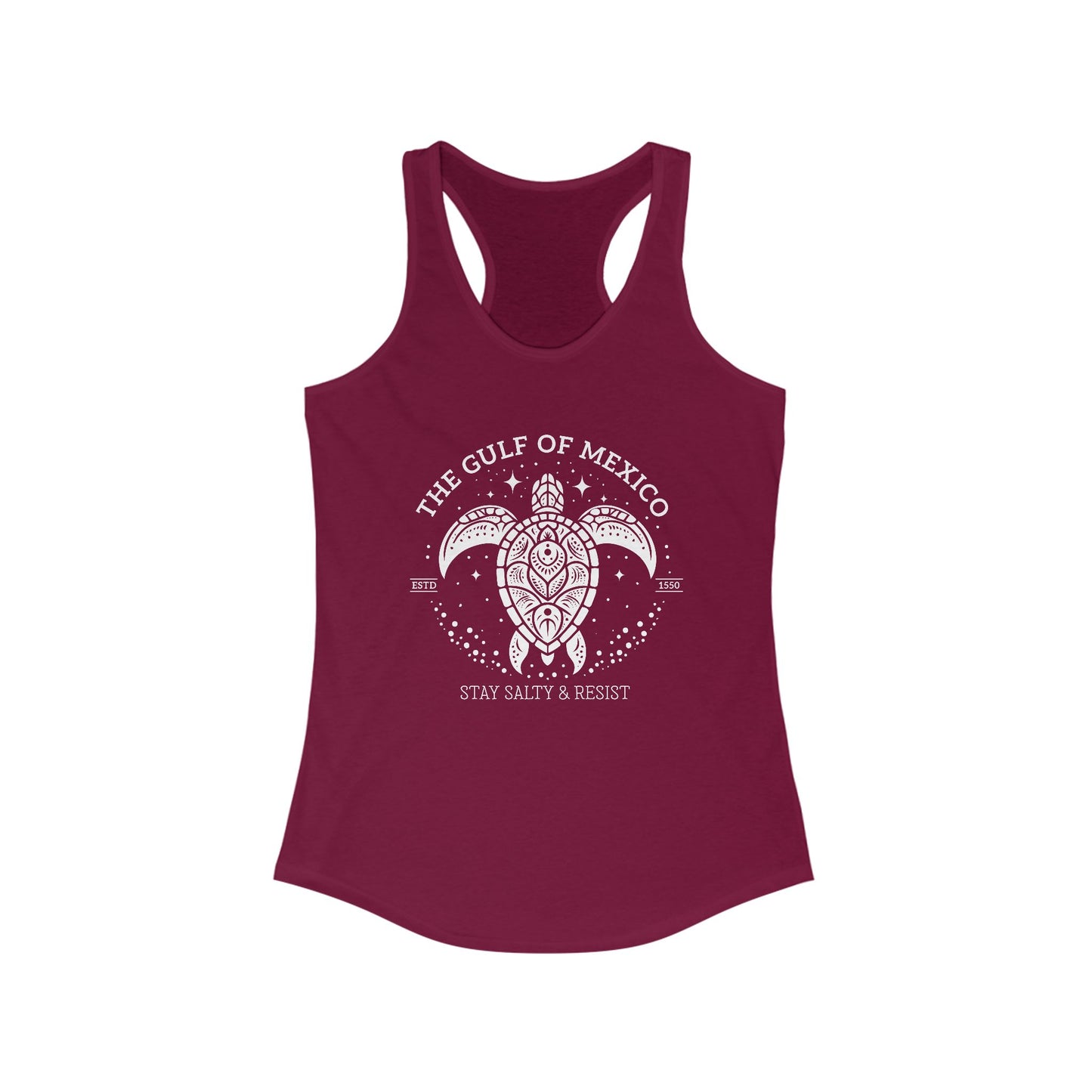 Gulf of México Tortuga Tank - Stay Salty & Resist