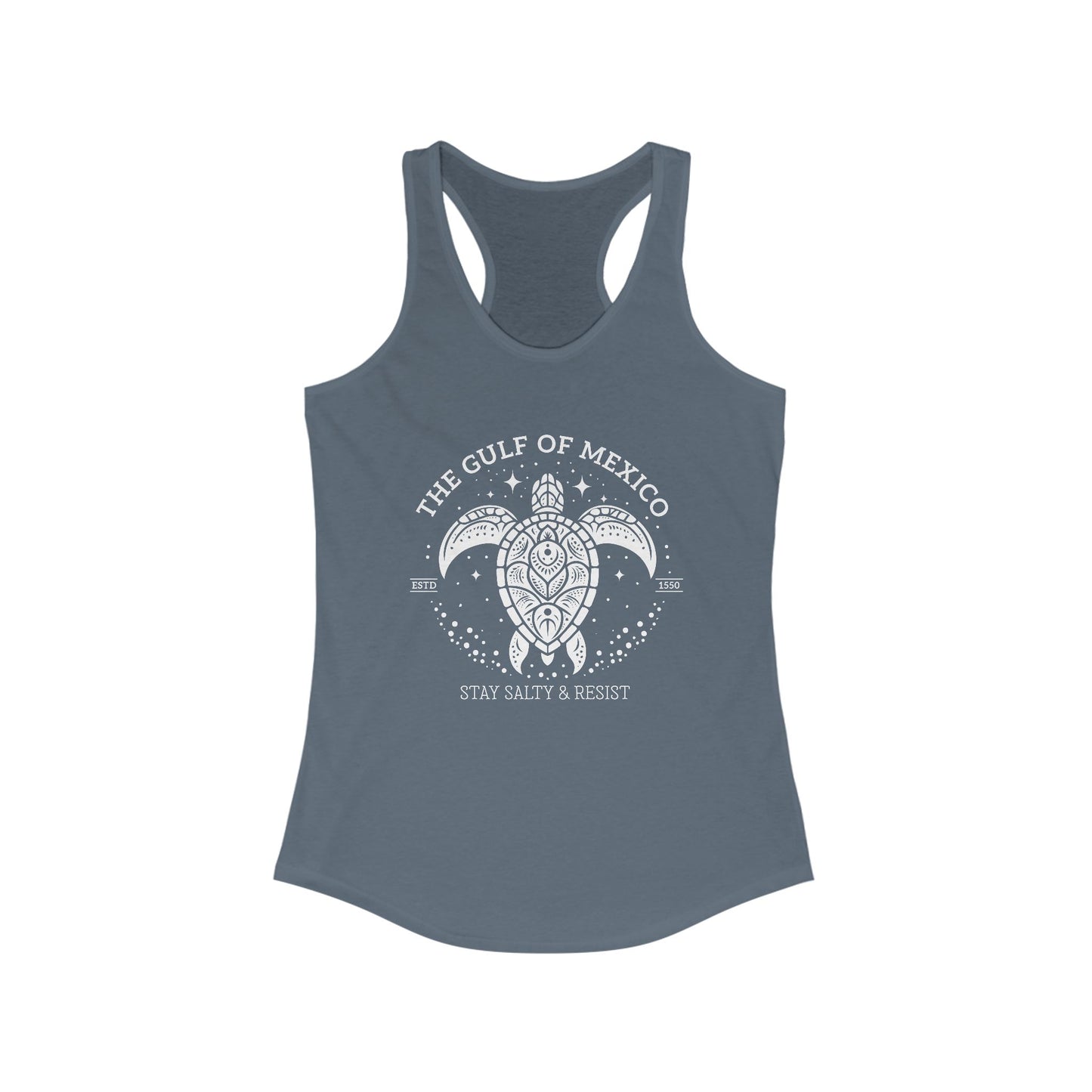 Gulf of México Tortuga Tank - Stay Salty & Resist