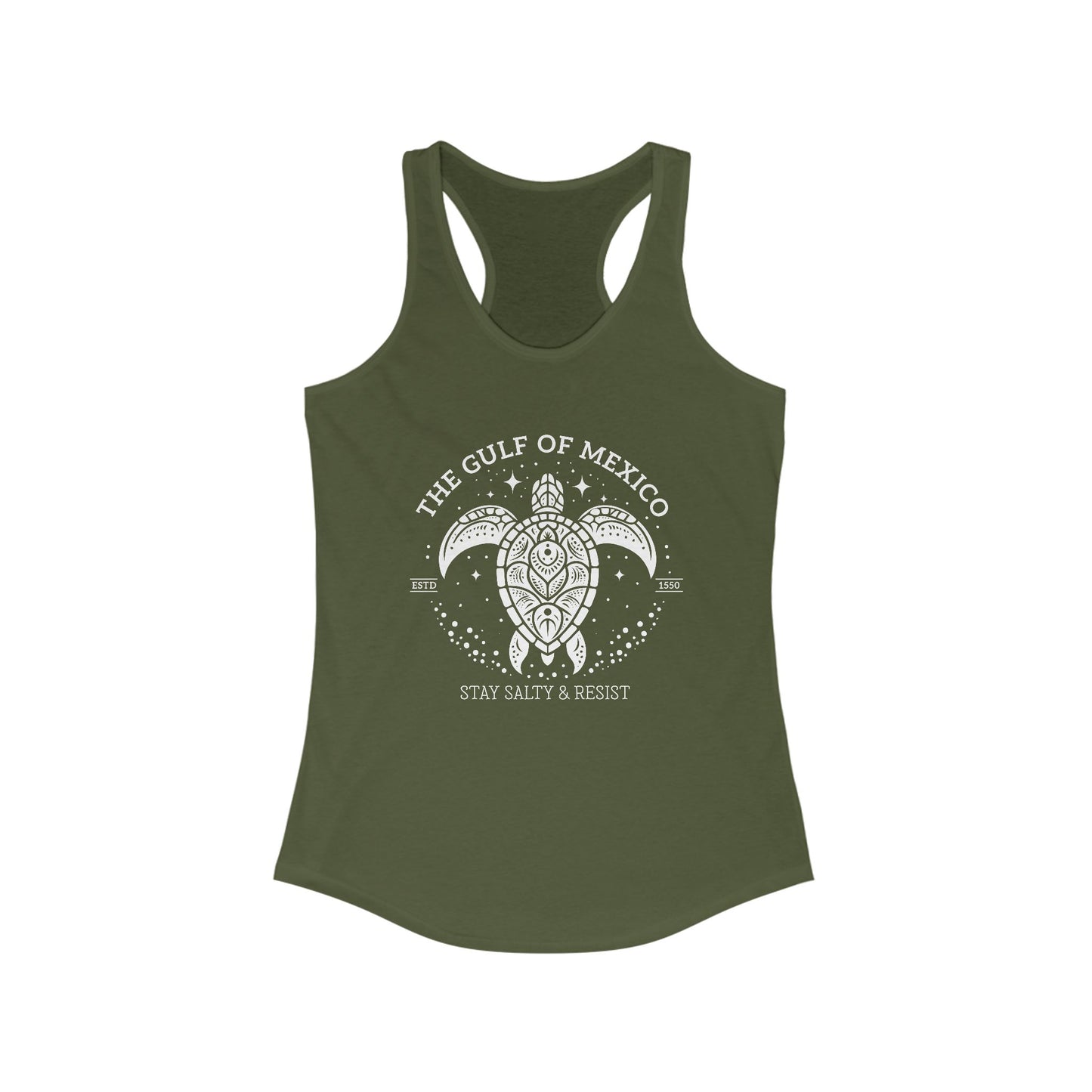 Gulf of México Tortuga Tank - Stay Salty & Resist