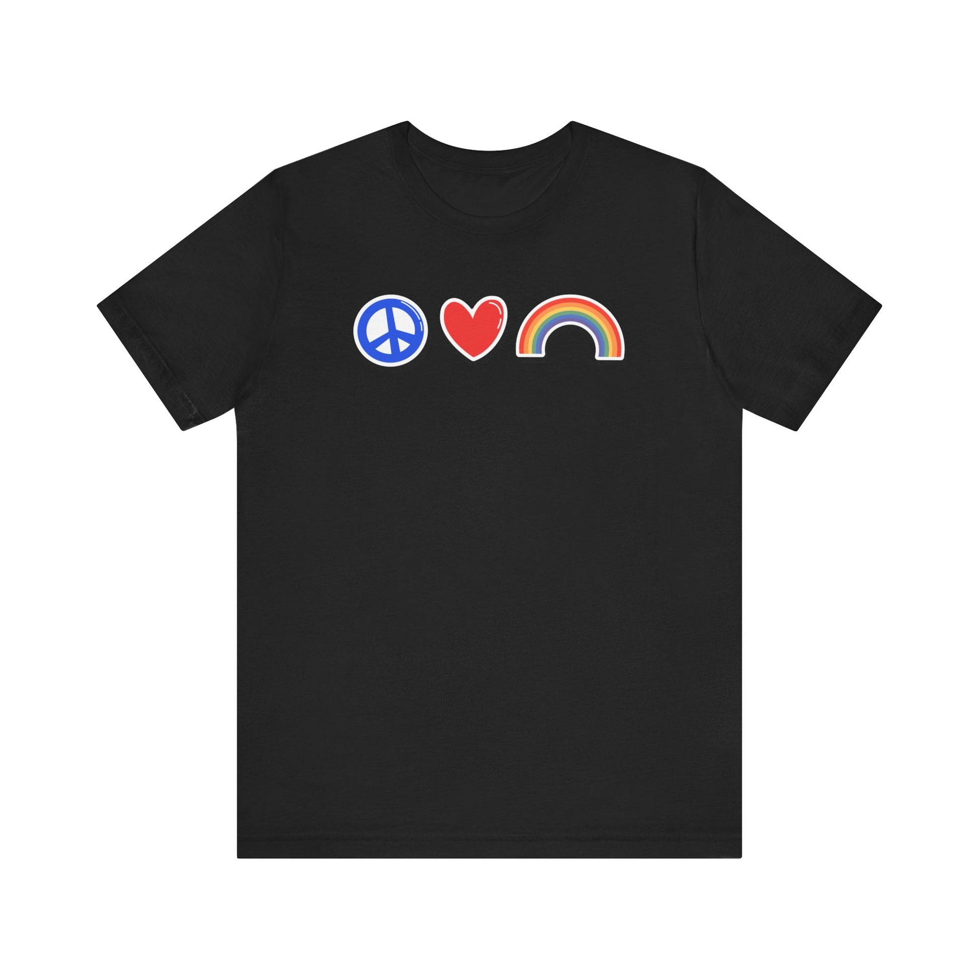 Peace, Love & Pride Tee - LGBTQ+ Pride Shirt