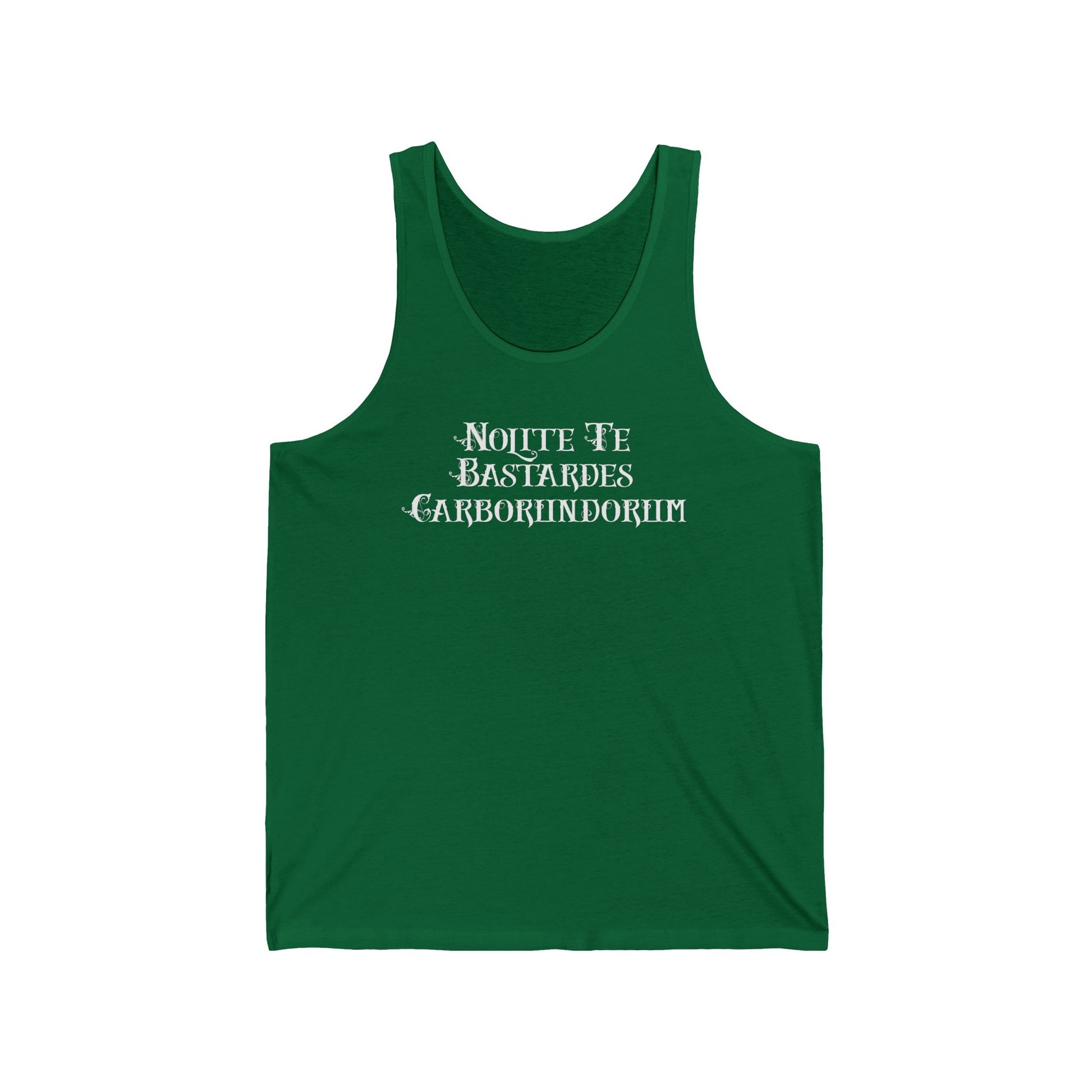 Nolite Te Bastardes Carborundorum Jersey Tank t-shirt protest mens womens | Speak Out Shirts