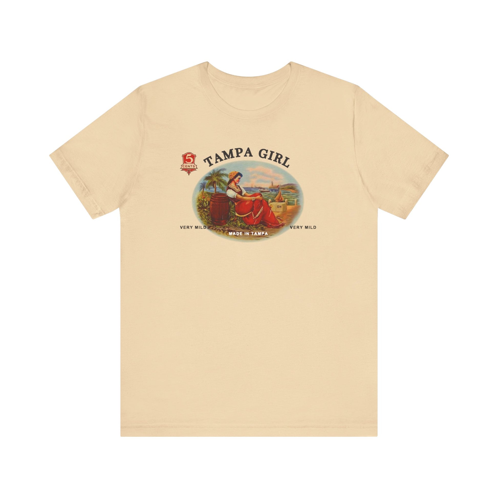 Tampa Girl Cigar Box Art t-shirt mens womens ladies | Speak Out Shirts