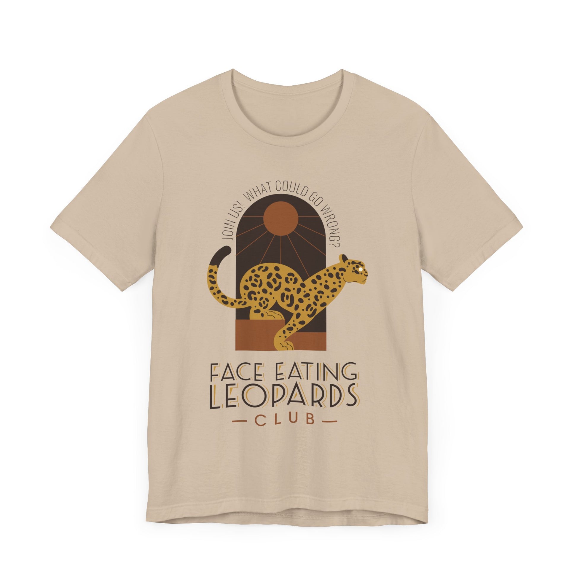 Face Eating Leopard Party t-shirt protest mens womens | Speak Out Shirts