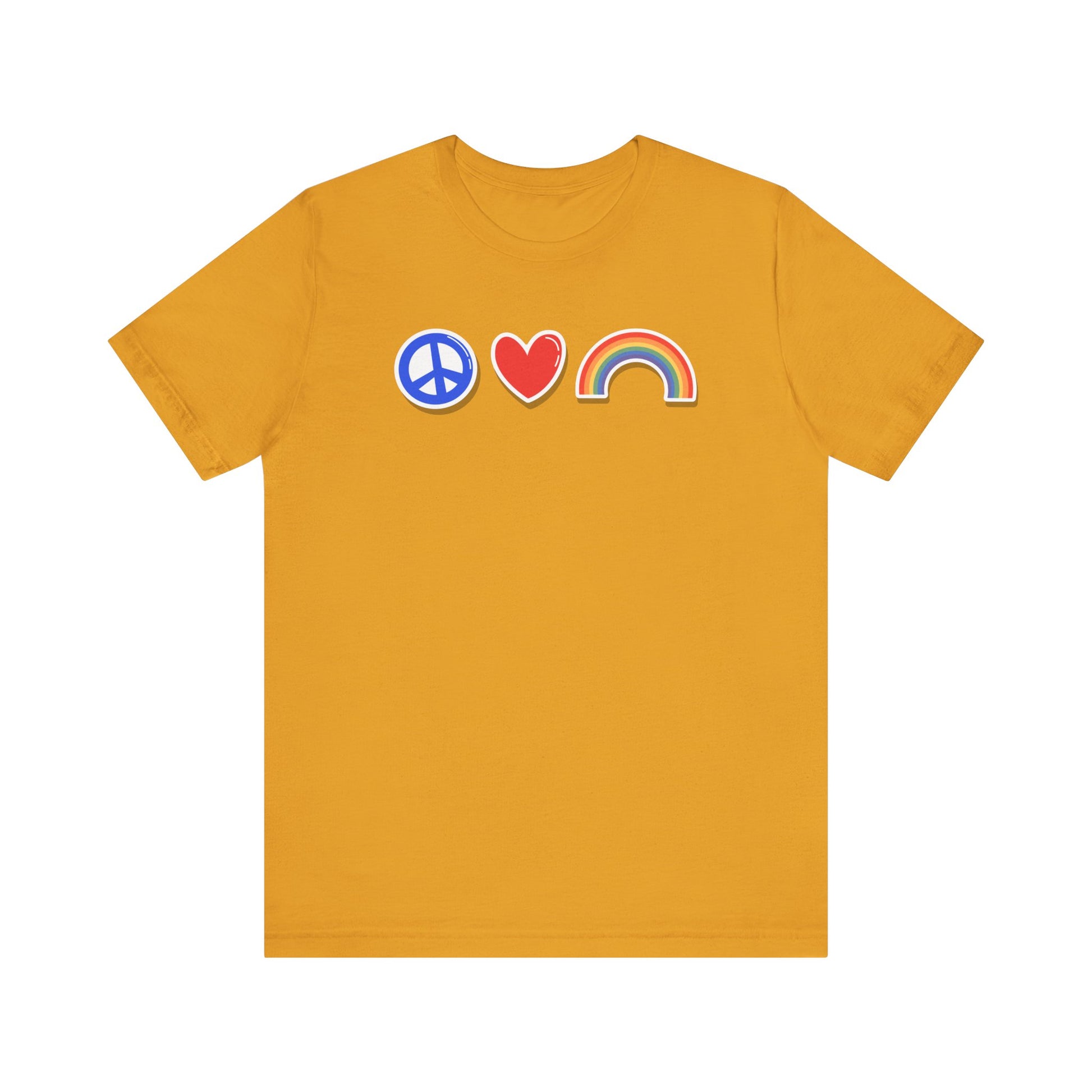 Peace, Love & Pride Tee - LGBTQ+ Pride Shirt