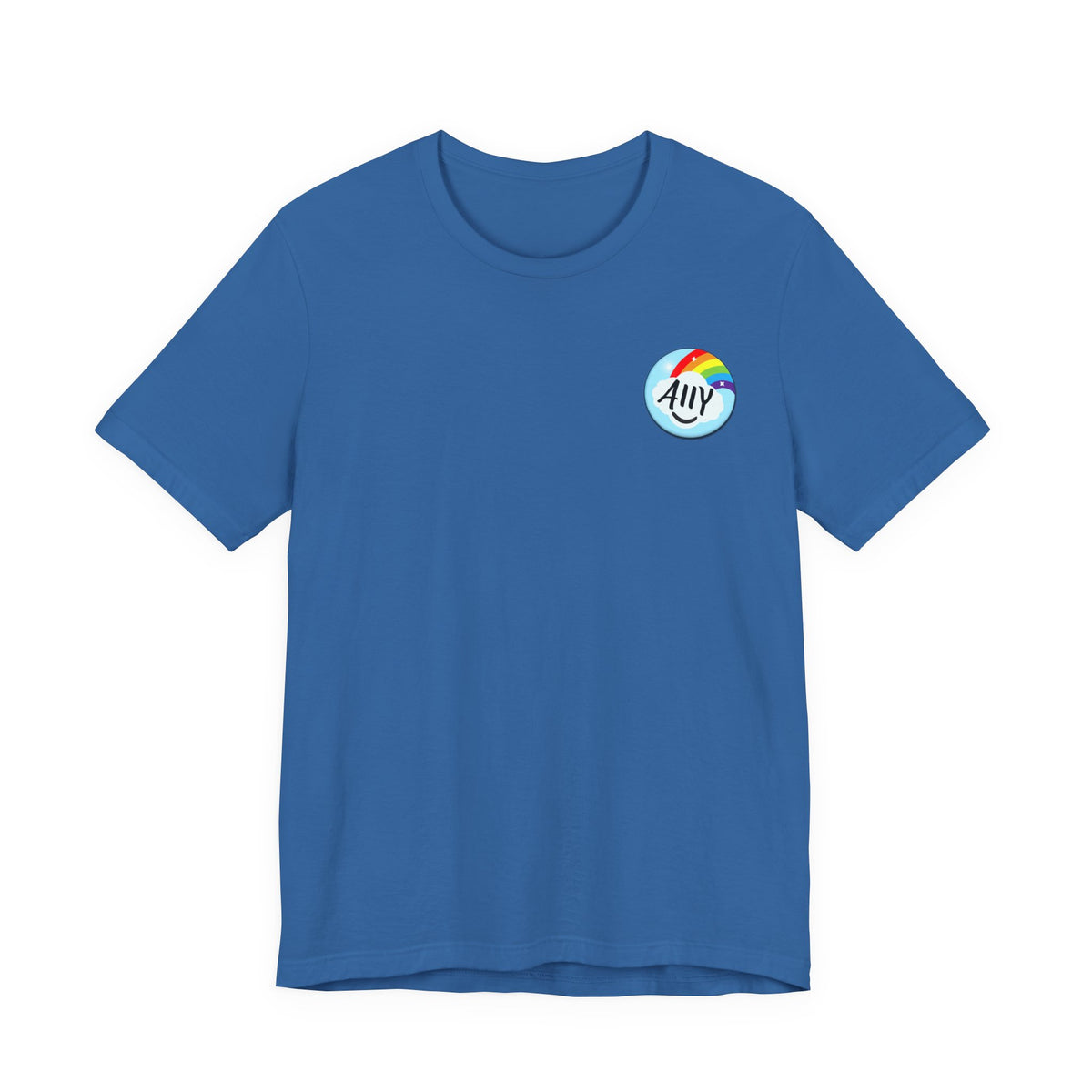 Ally Rainbow Heart Tee - LGBTQ+ Pride Support T-Shirt