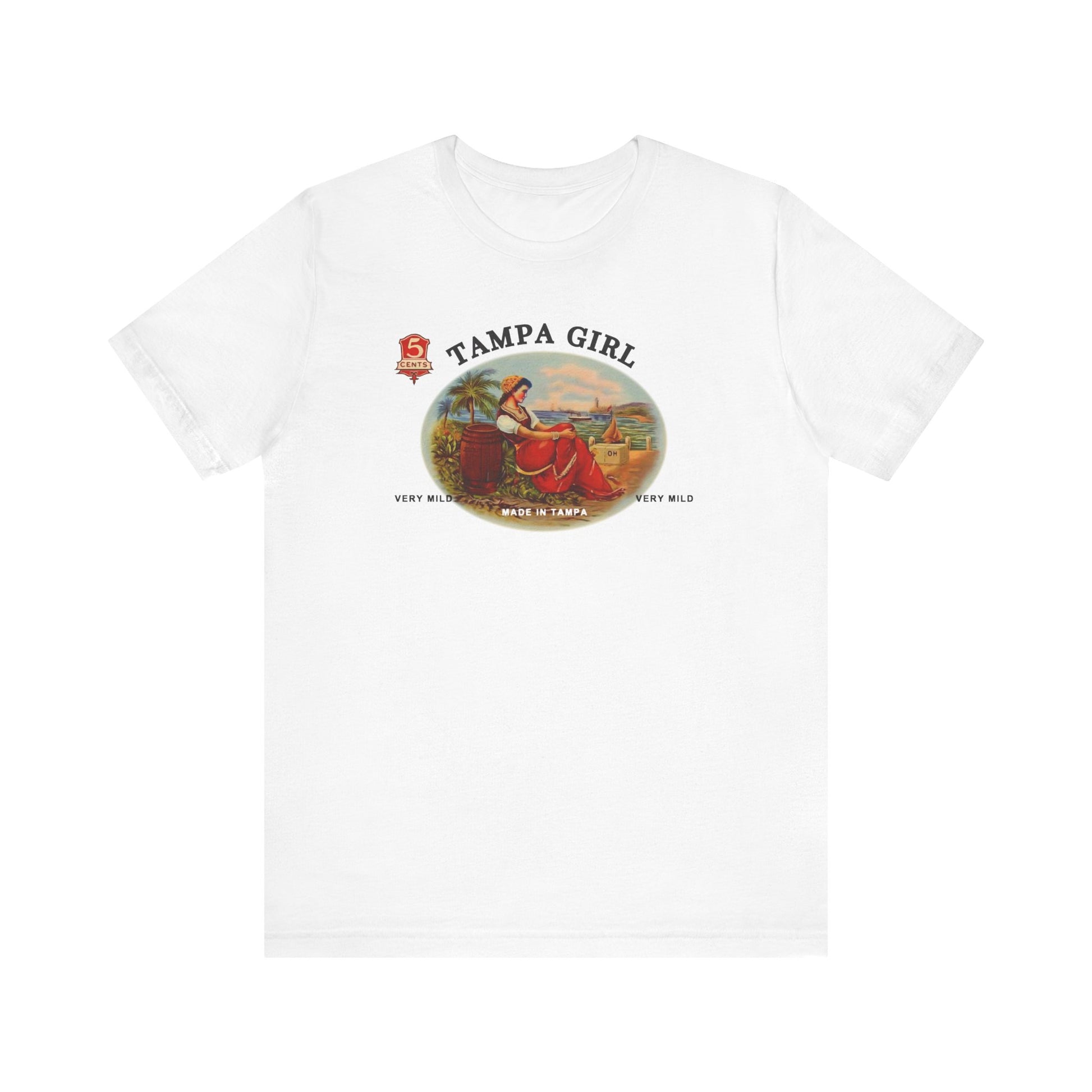 Tampa Girl Cigar Box Art t-shirt mens womens ladies | Speak Out Shirts